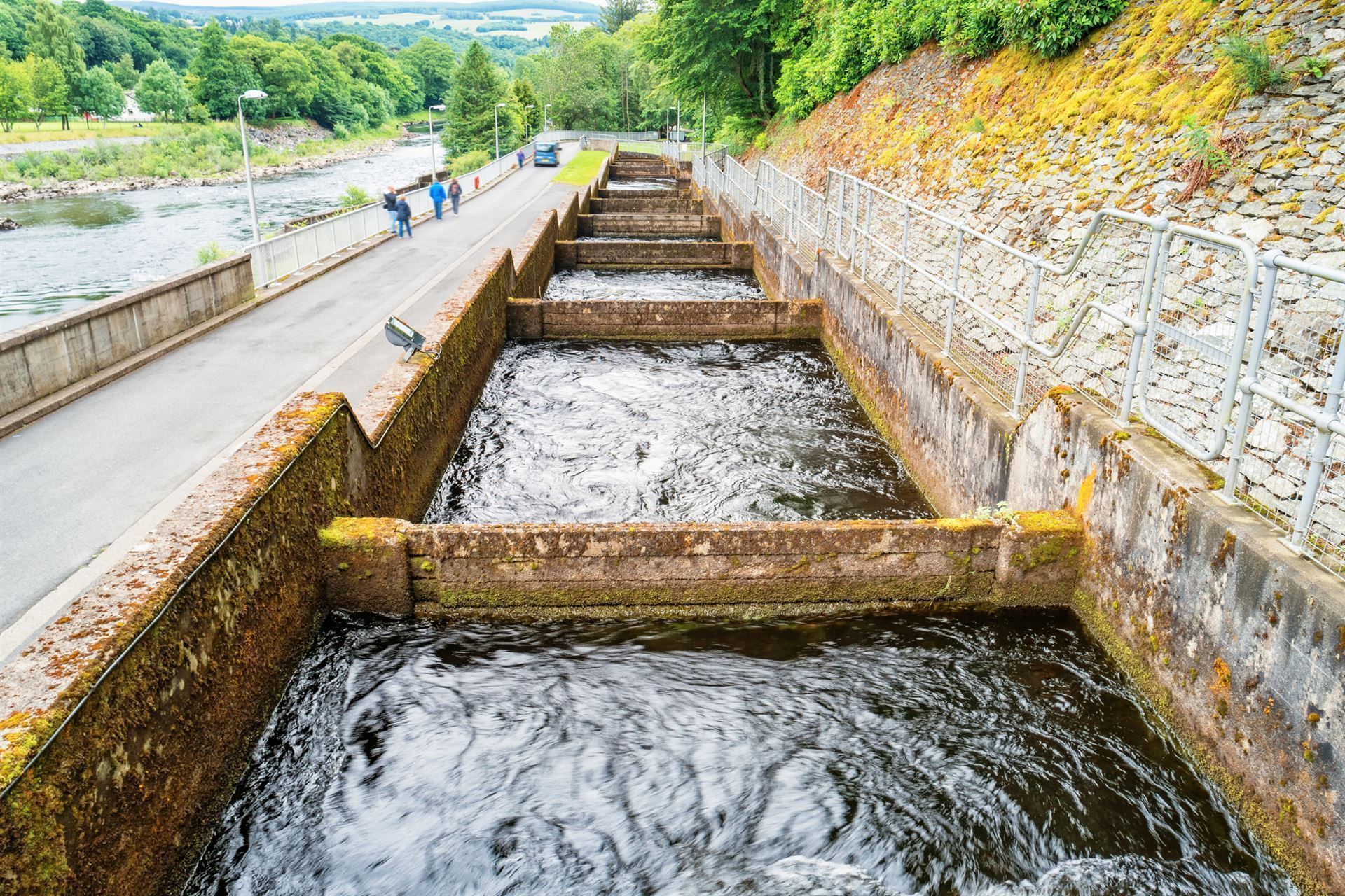Fischtreppe im Pitlochry
