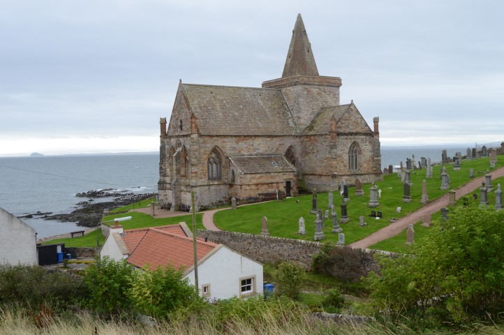 Die alte Kirche von St. Monans in East Neuk von Fife, Schottland, gegründet.