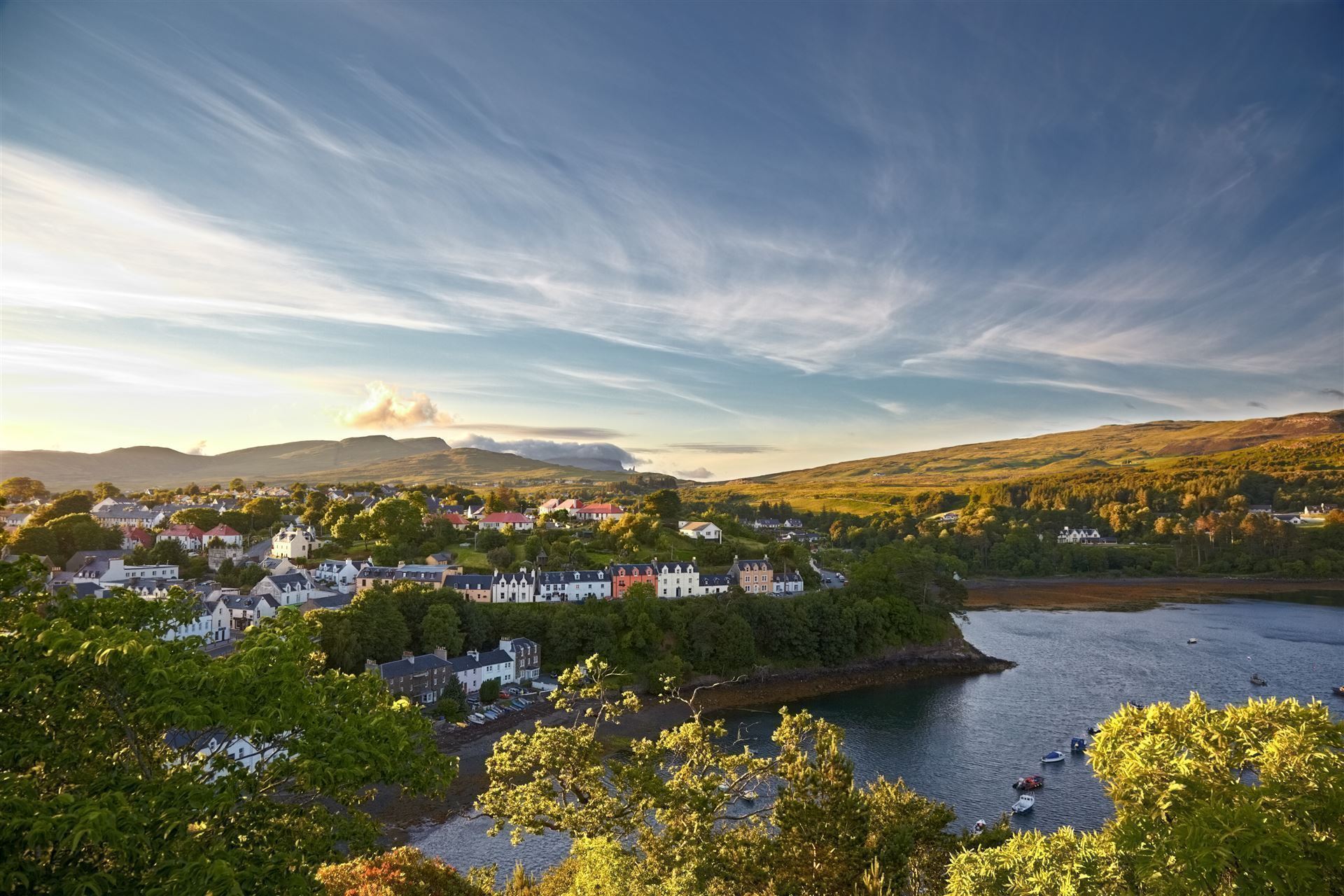 Blick auf Portree