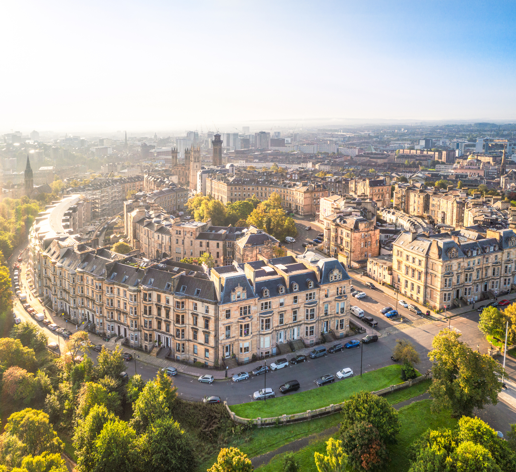 Stadtviertel Park District in Glasgow