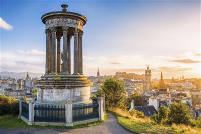 Schottland Edinburgh Skyline