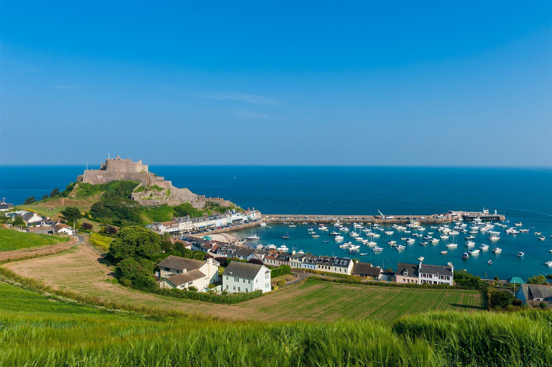 Mont Orgueil Castle in Gorey
