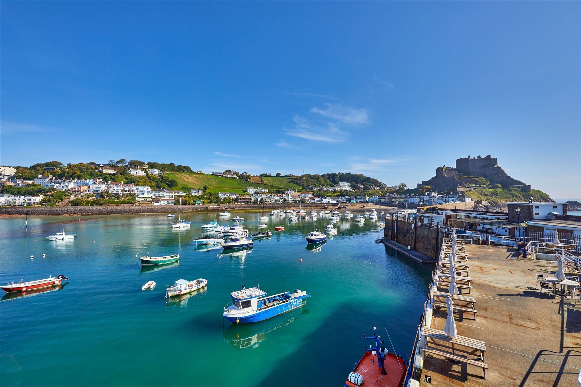 Hafen in Gorey