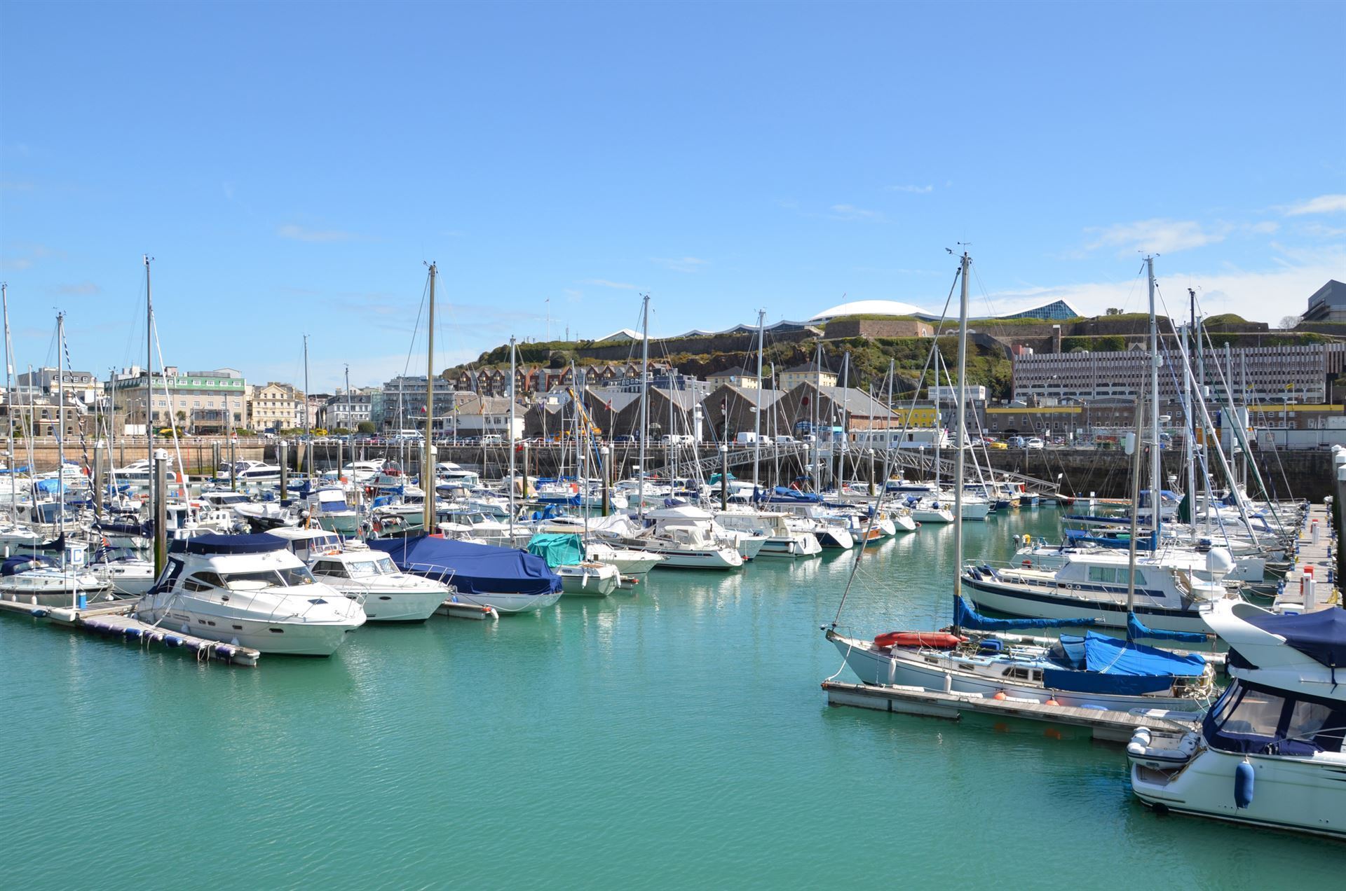 Marina in St. Helier