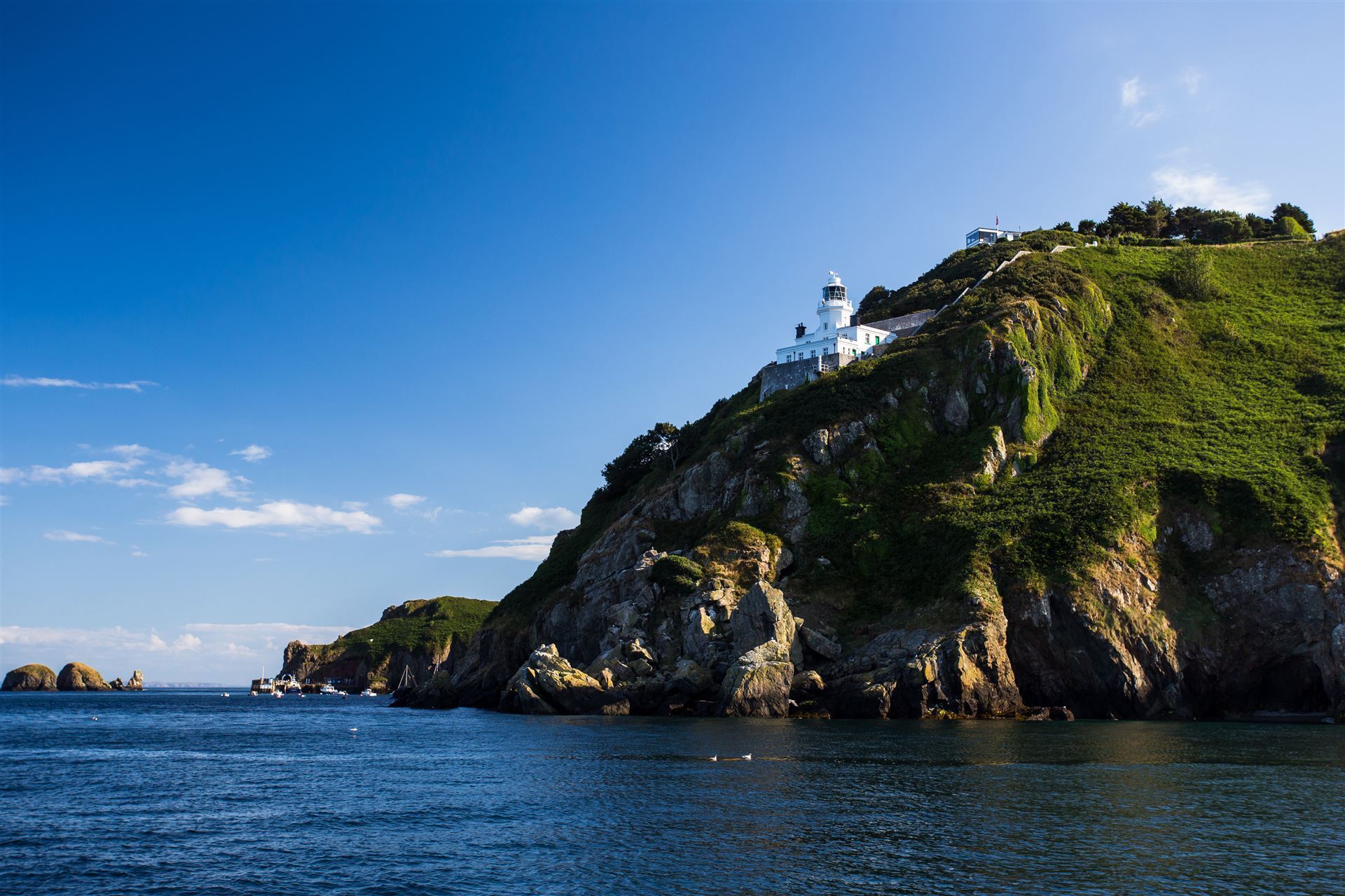 Leuchtturm auf der Insel Sark
