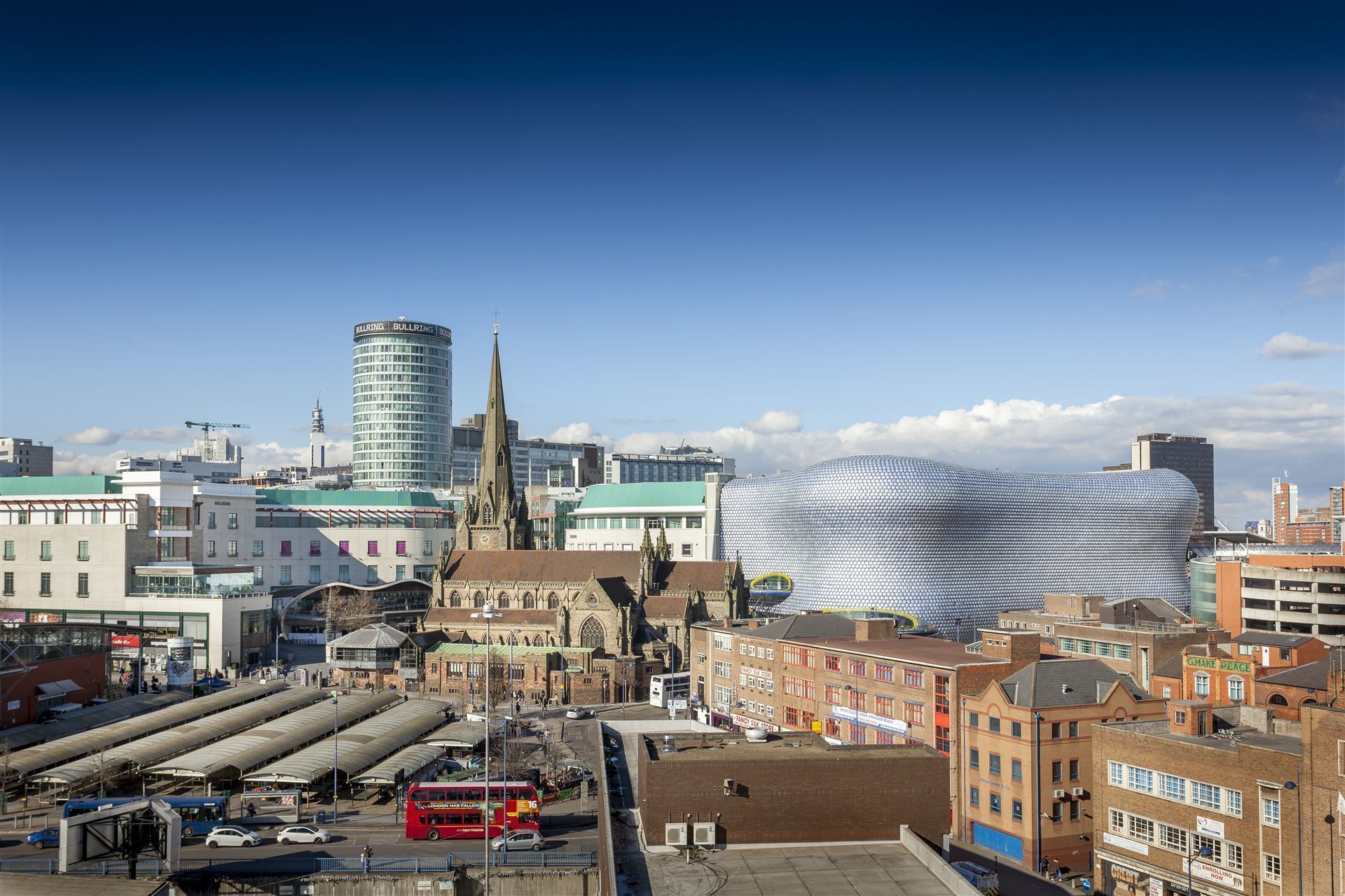 Blick auf Birmingham