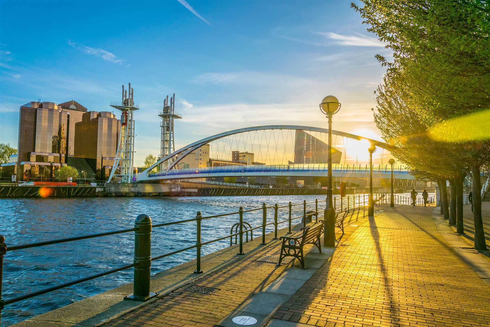 Millenium Bridge in Manchester Bridge