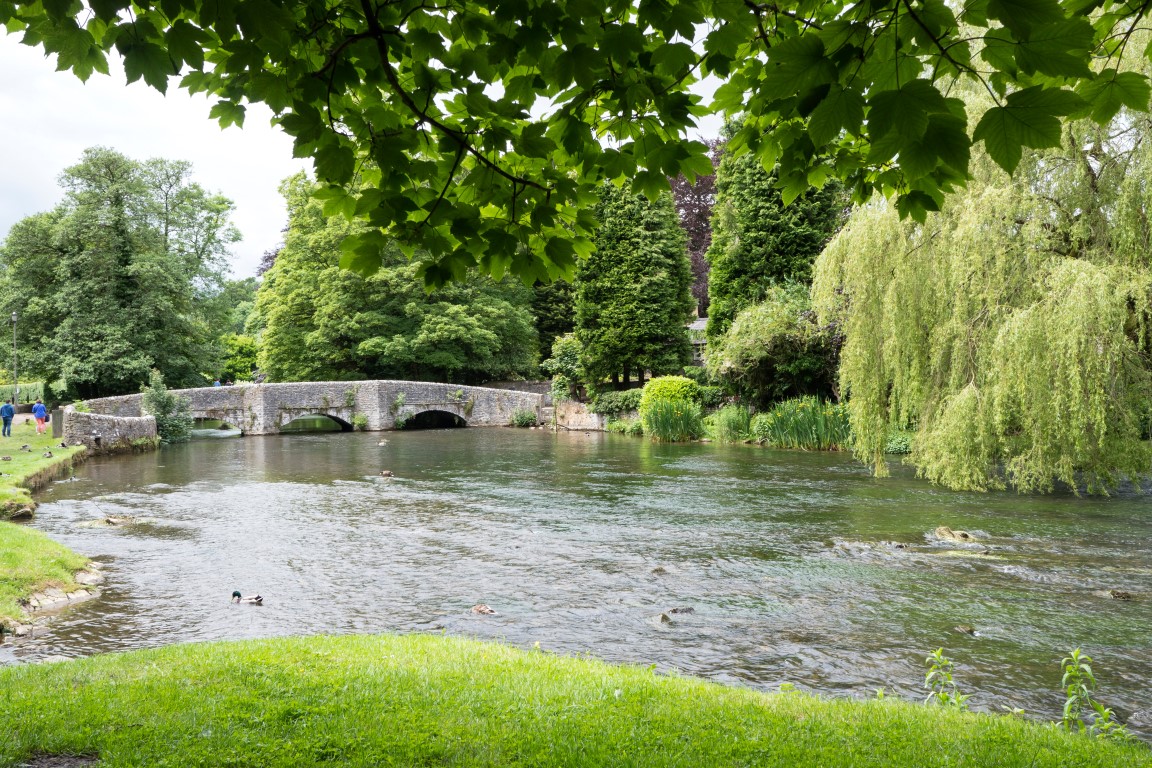 Sheepwash Bridge Ashford im Wasser Bakewell Peak District Derbyshire England 