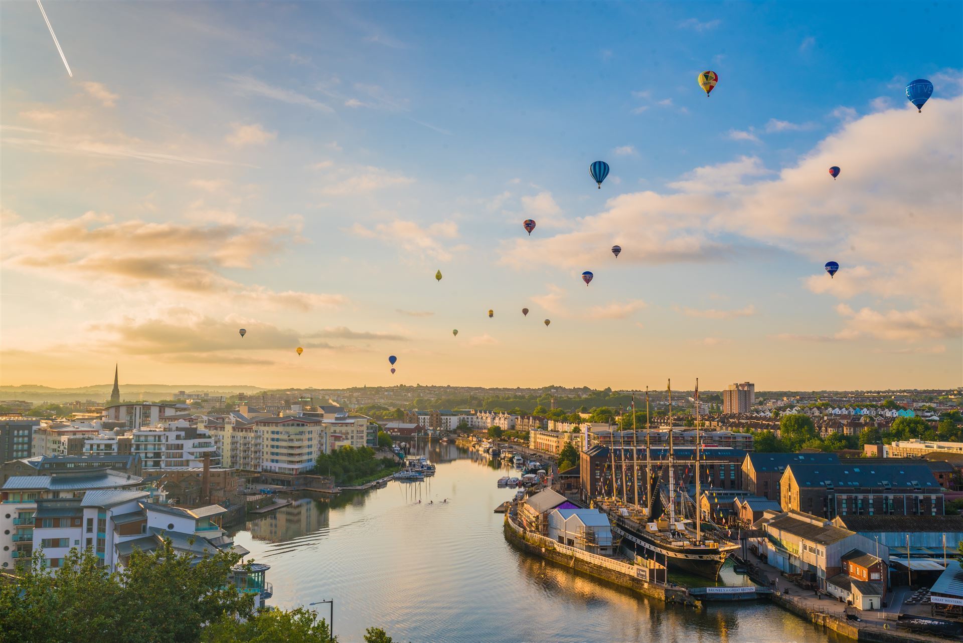 Internationales Ballonfest in Bristol