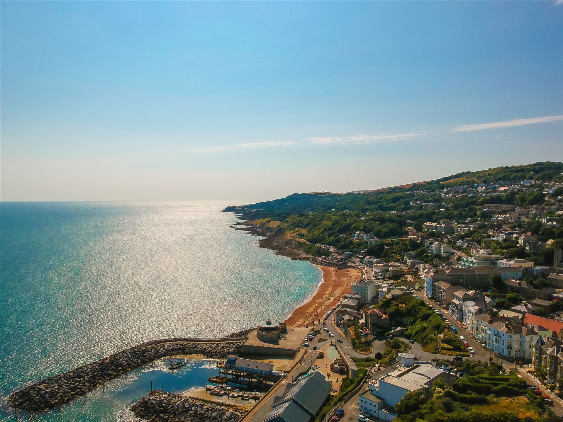 Luftaufnahme von Ventnor