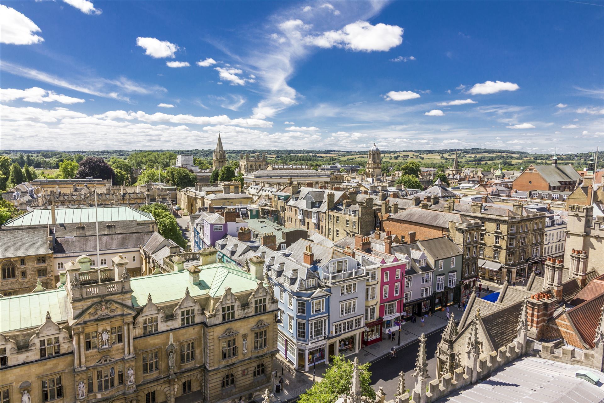 Luftaufnahme von Oxford