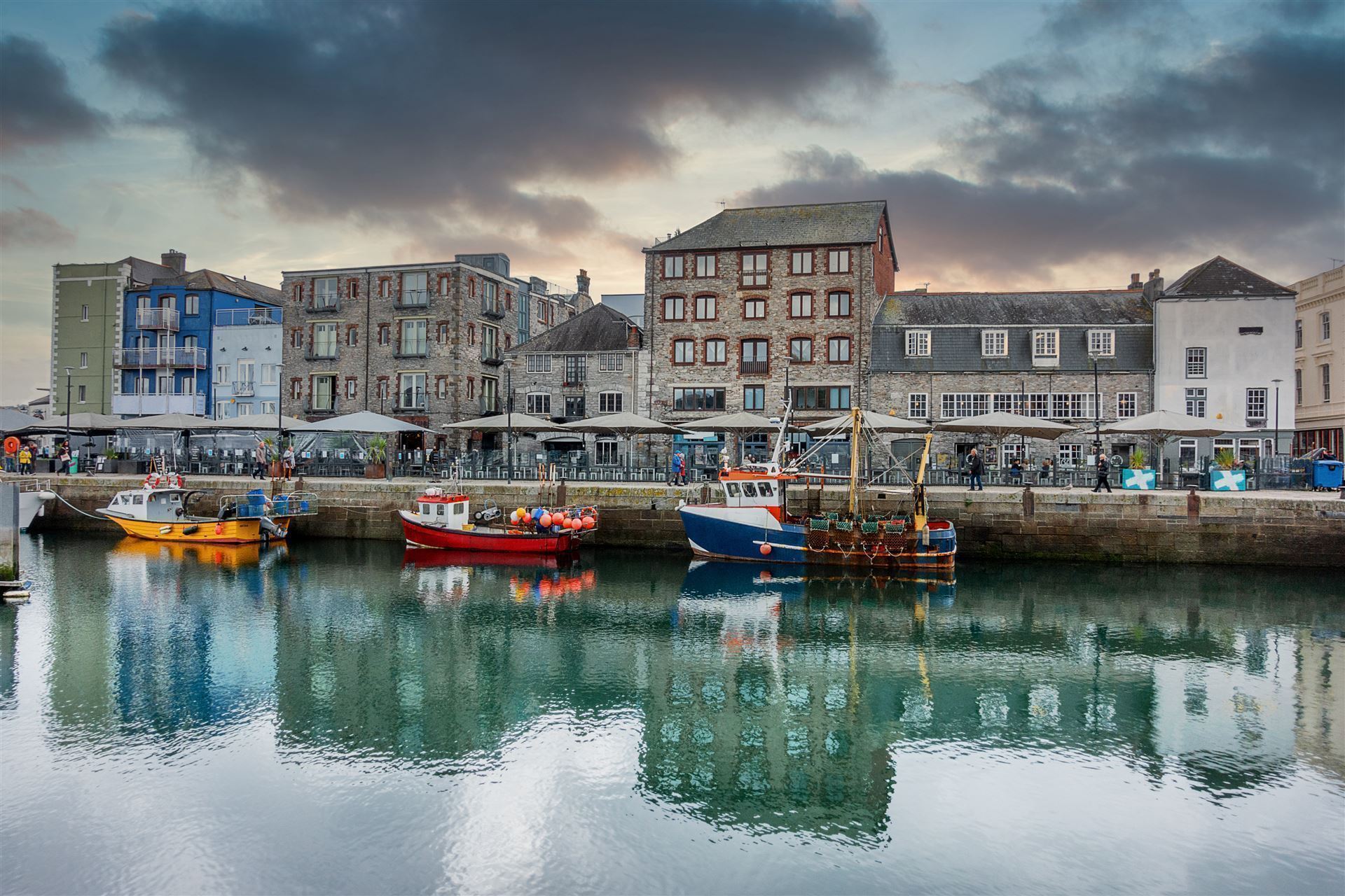 Impressionen von der Marina in Plymouth