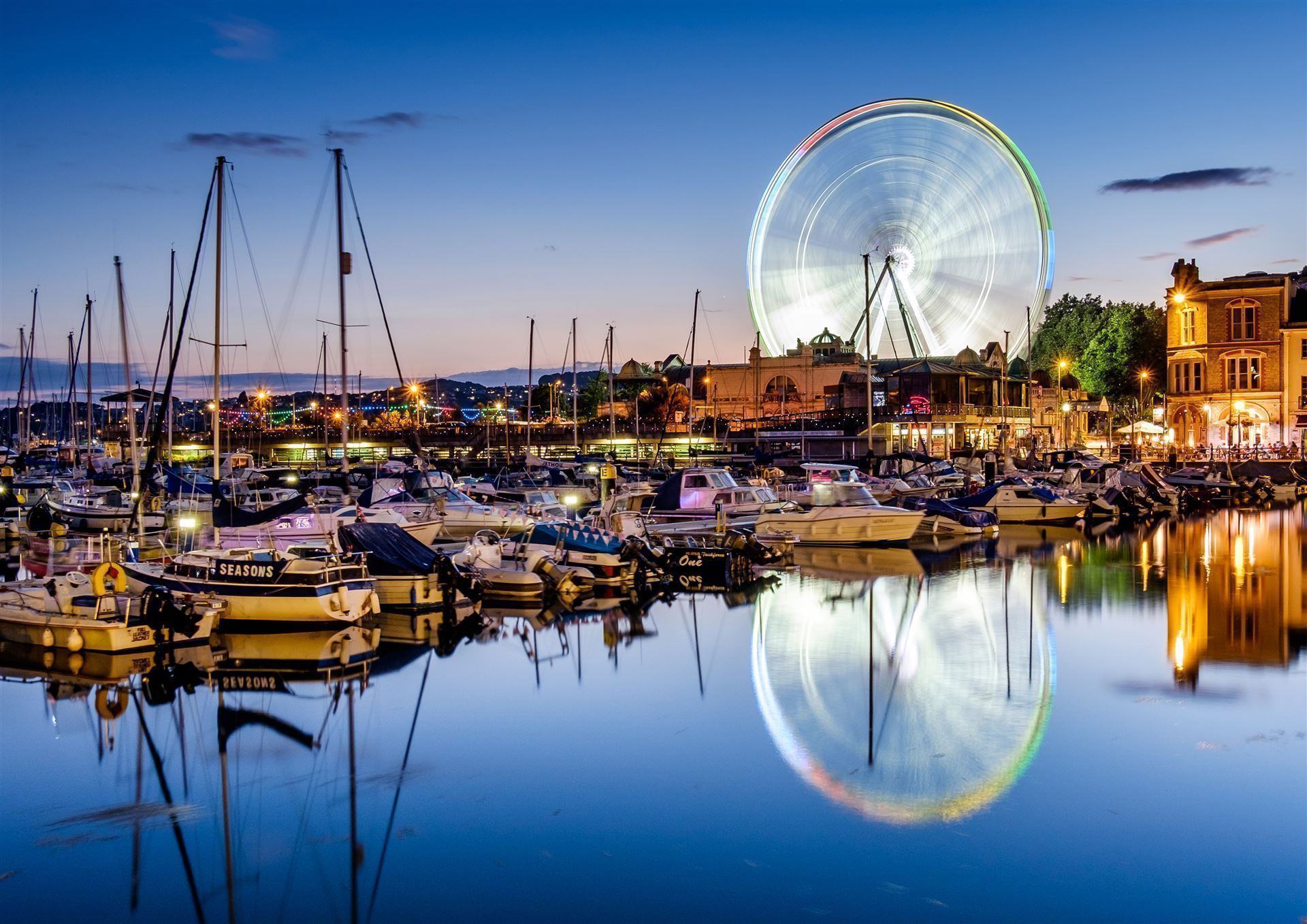 The Big Wheel am Hafen von Torquay