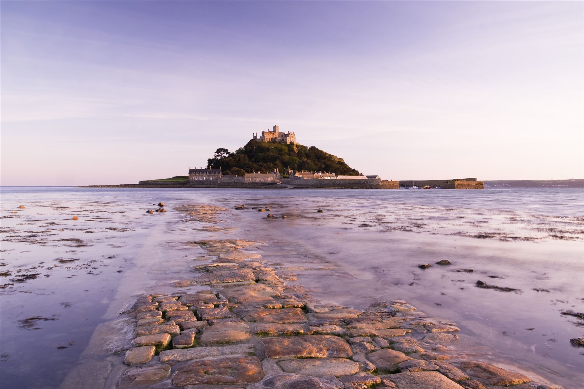 Blick auf St. Michael´s Mount von Marazion