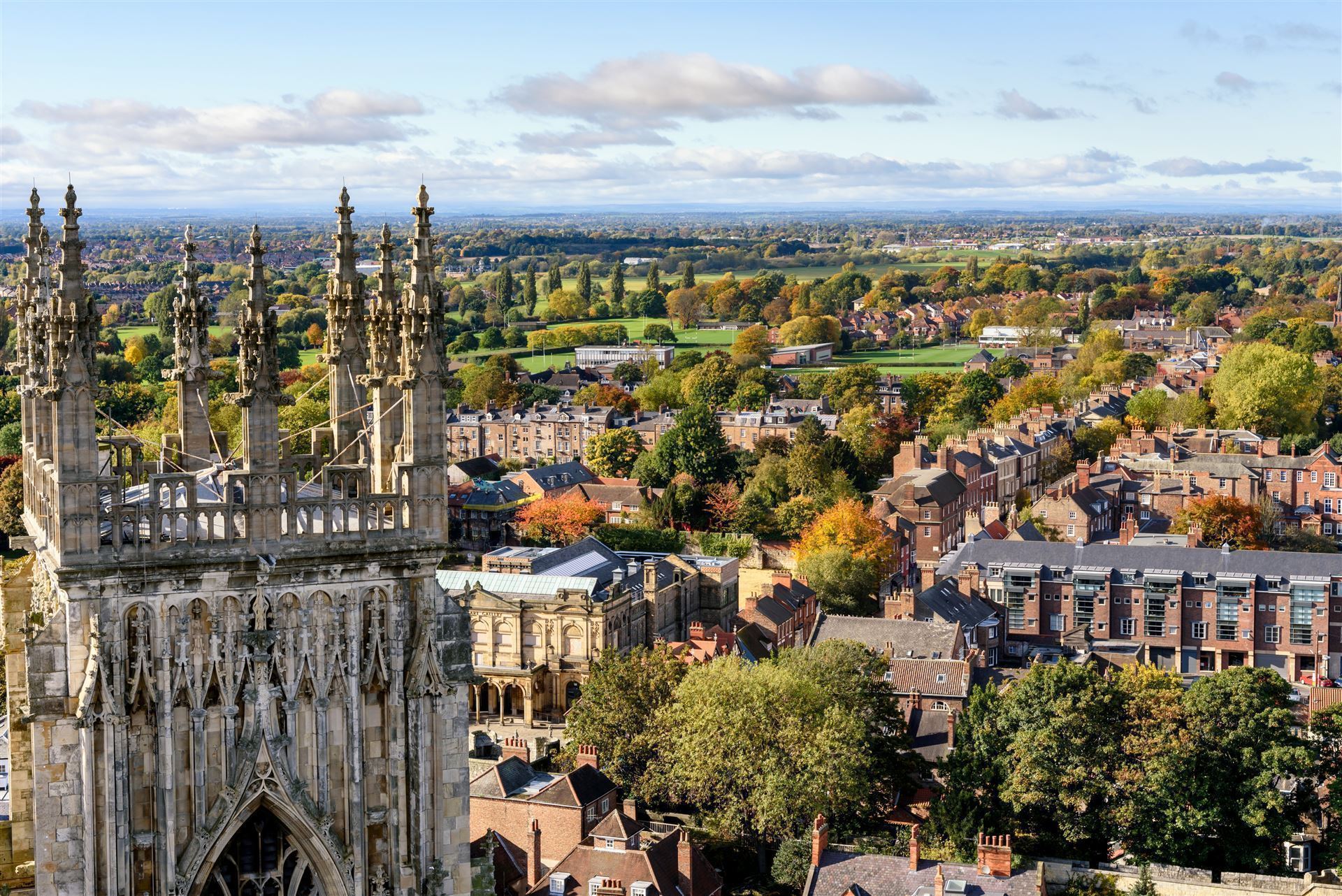 Blick über York
