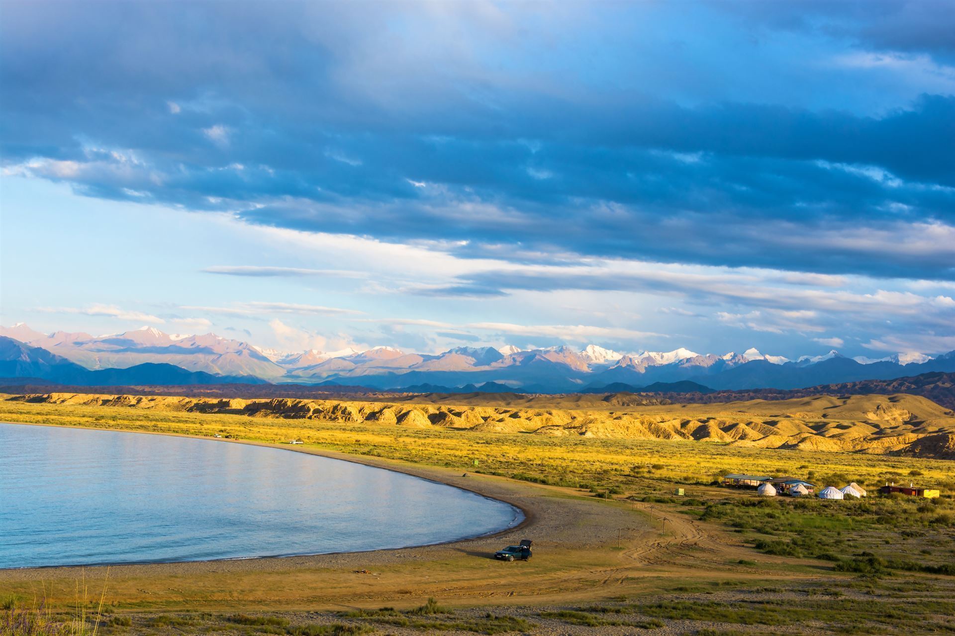Ufer Issyk Kul See