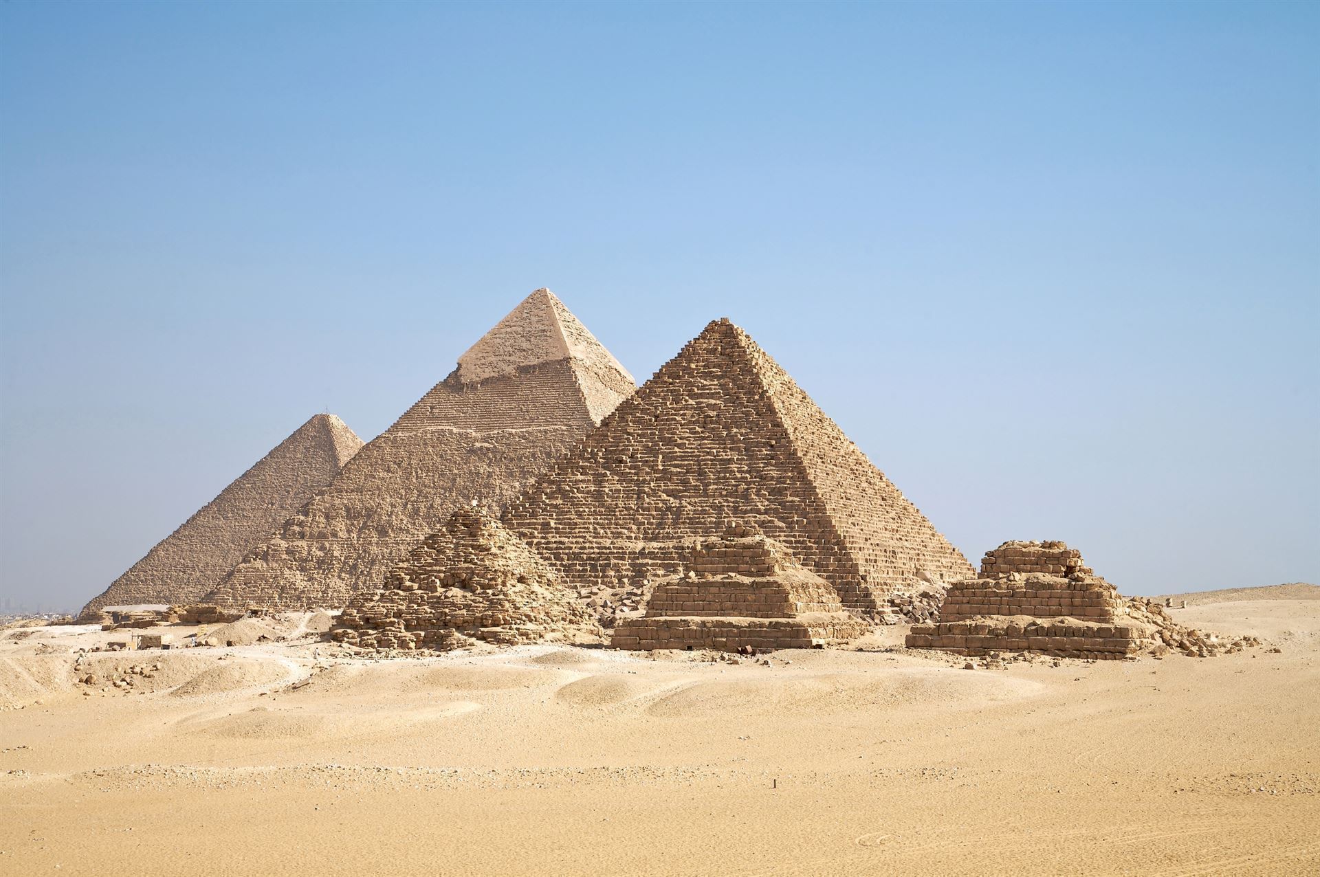 Mykerinos Pyramide mit Chephren