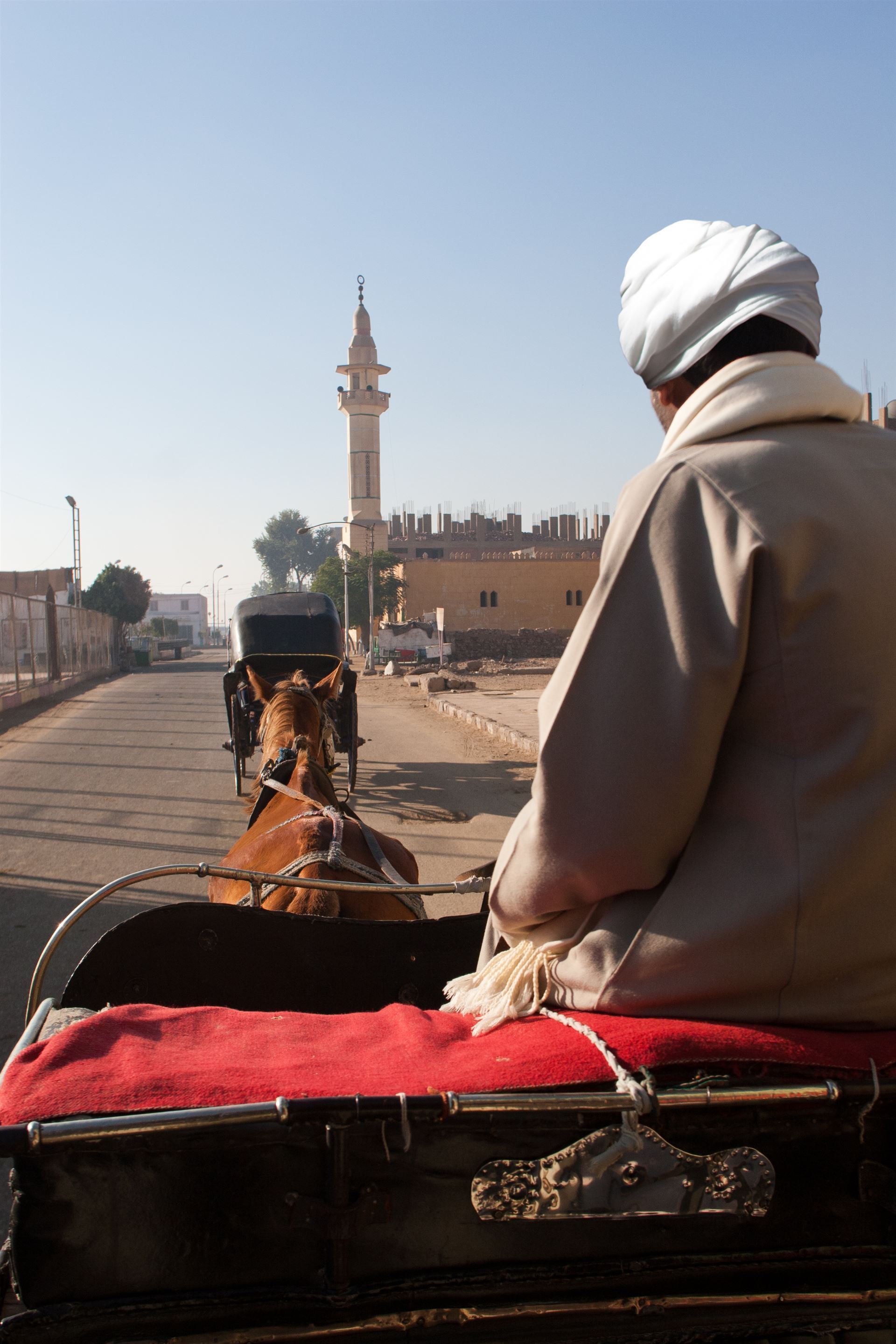 Kutschfahrt durch Edfu