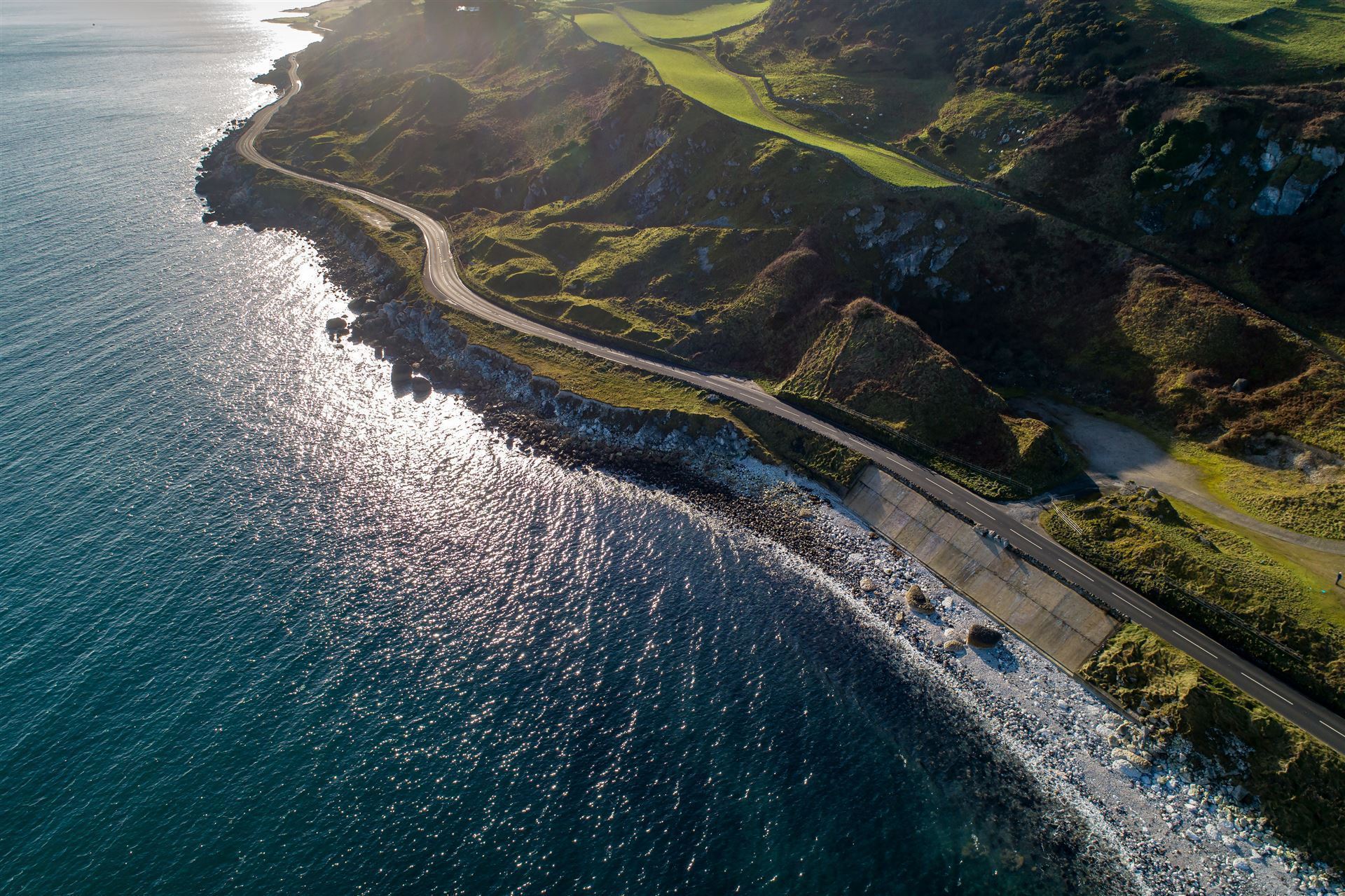 Coastal Route an der Antrim Küste