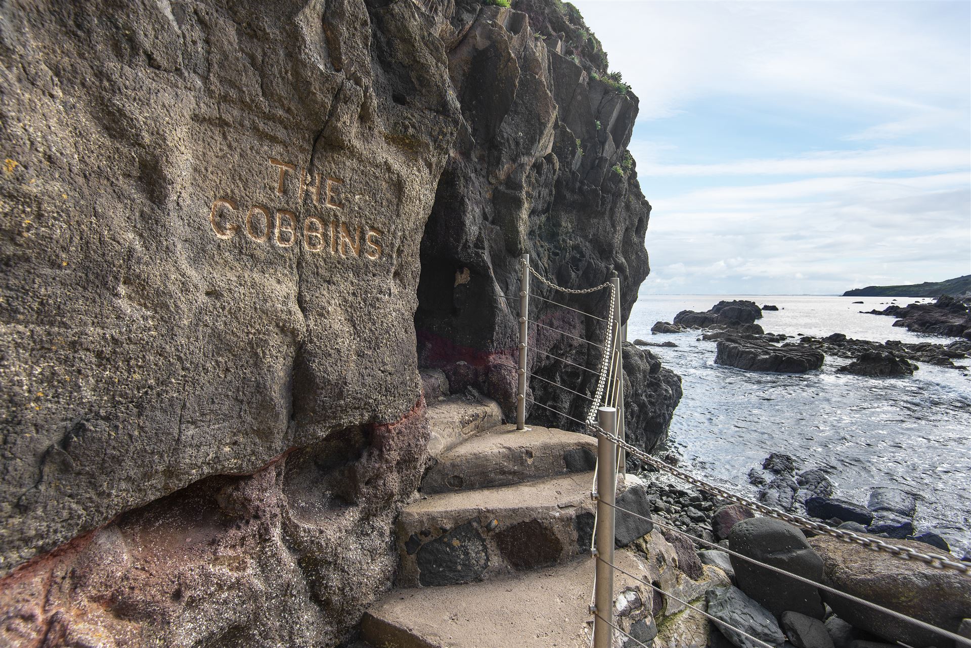 Eingang zum The Gobbins Cliff Path