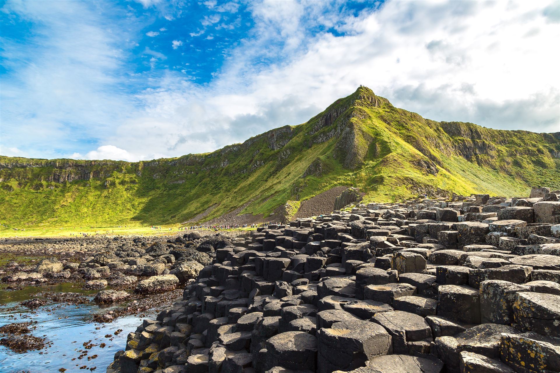 Blick auf Giants Causeway