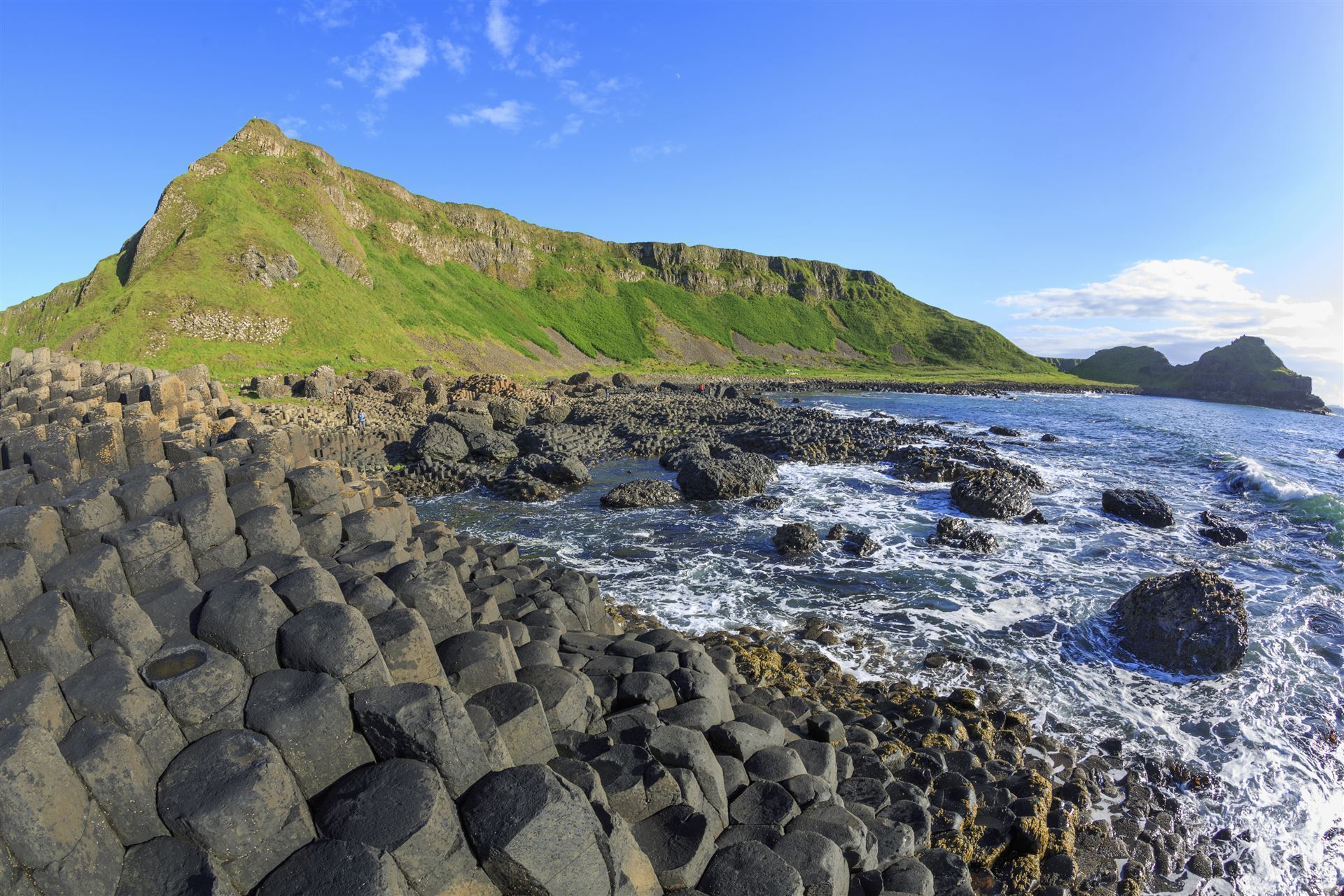 Blick auf Giants Causeway