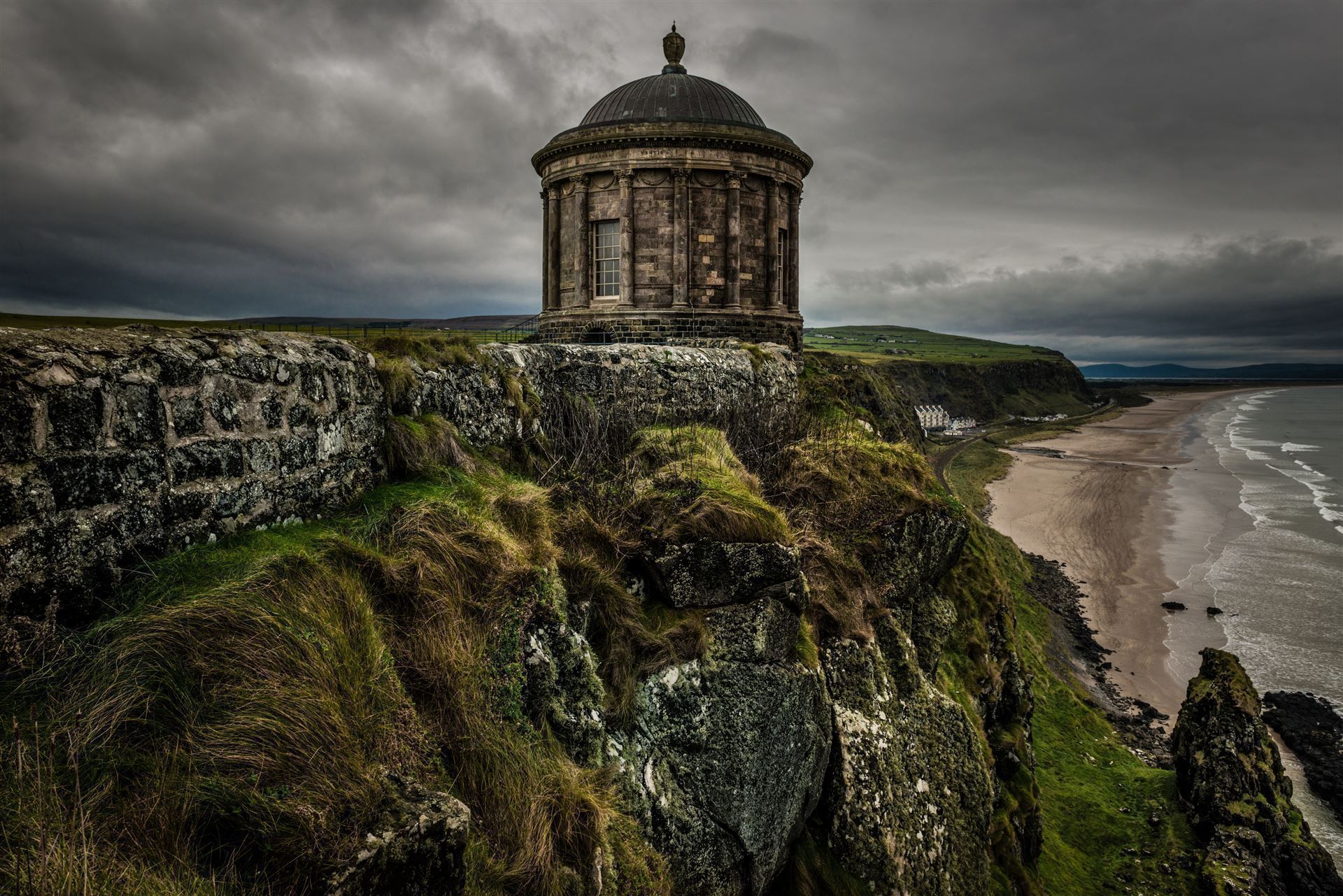 Mussenden Temple in der Nähe von Derry
