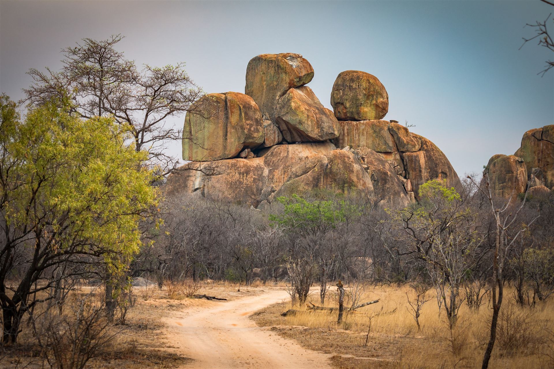 Felsen im Matobo Nationalpark