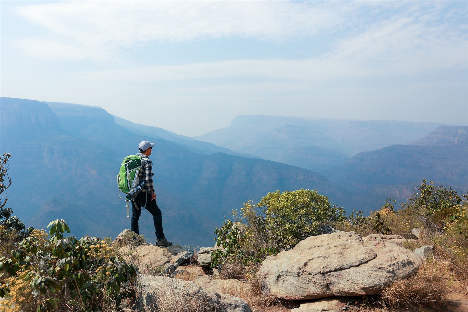 Wanderer am Blyde River Canyon