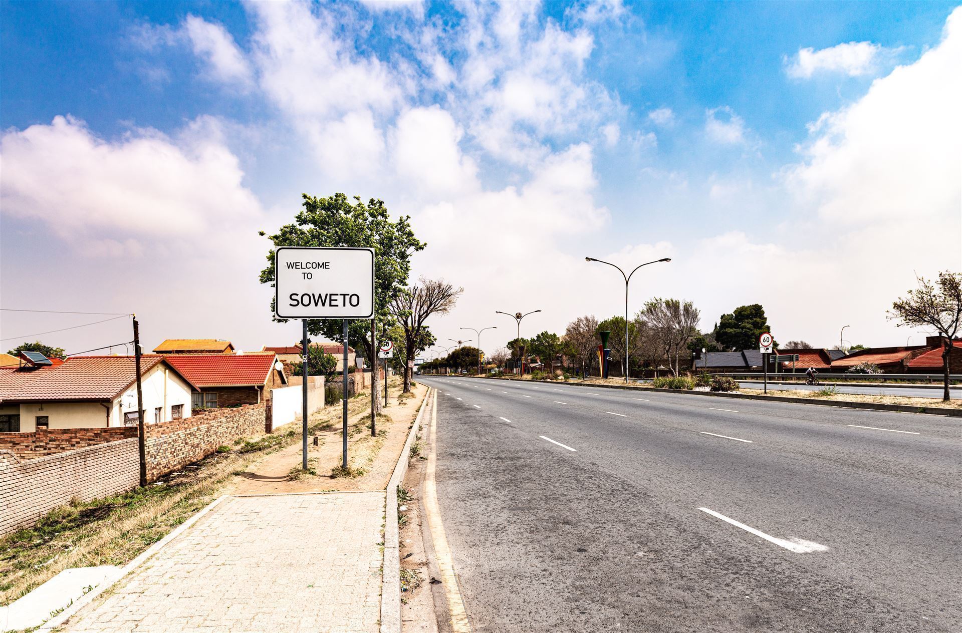 Eingang zum Township Soweto