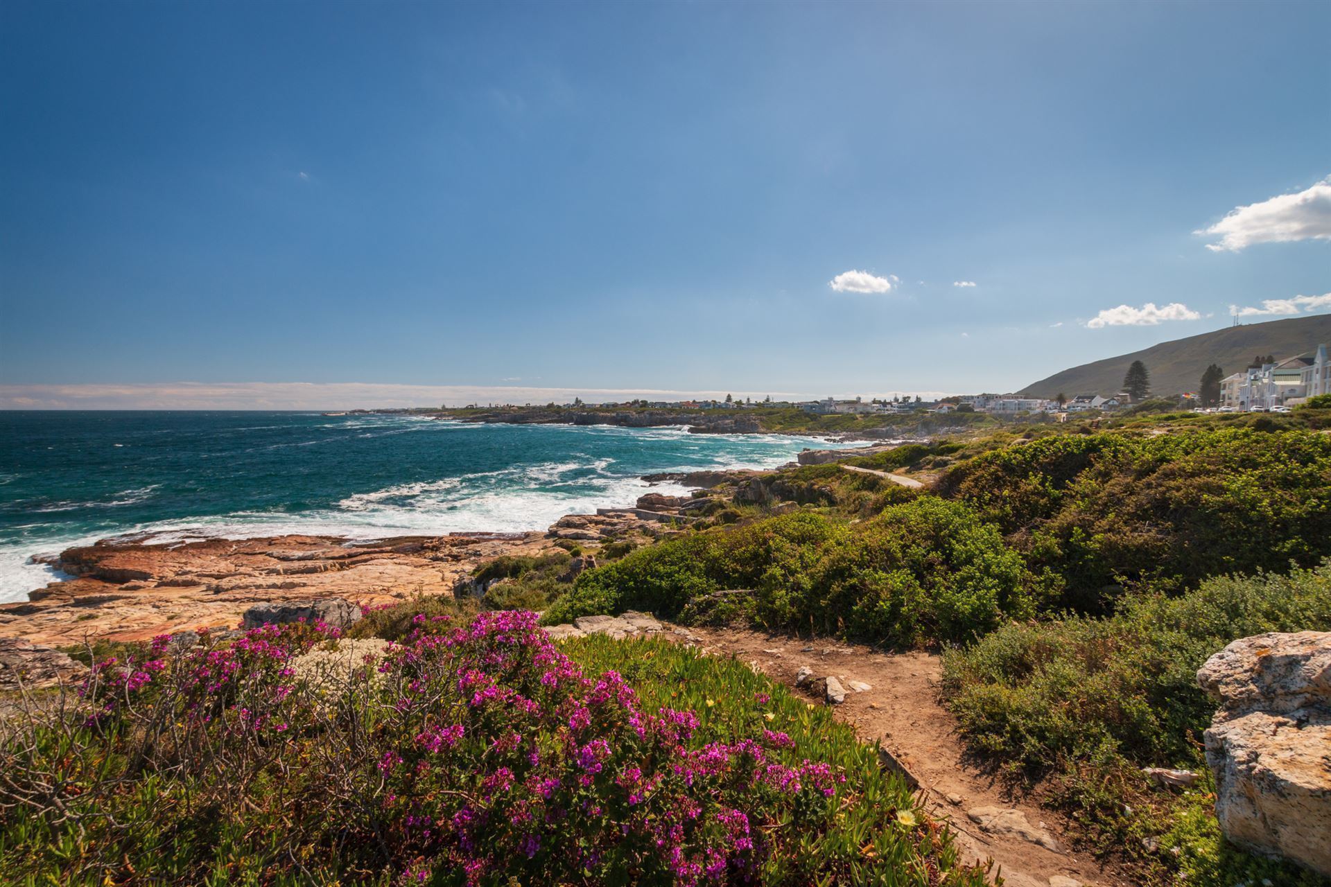Malerische Aussicht von Hermanus