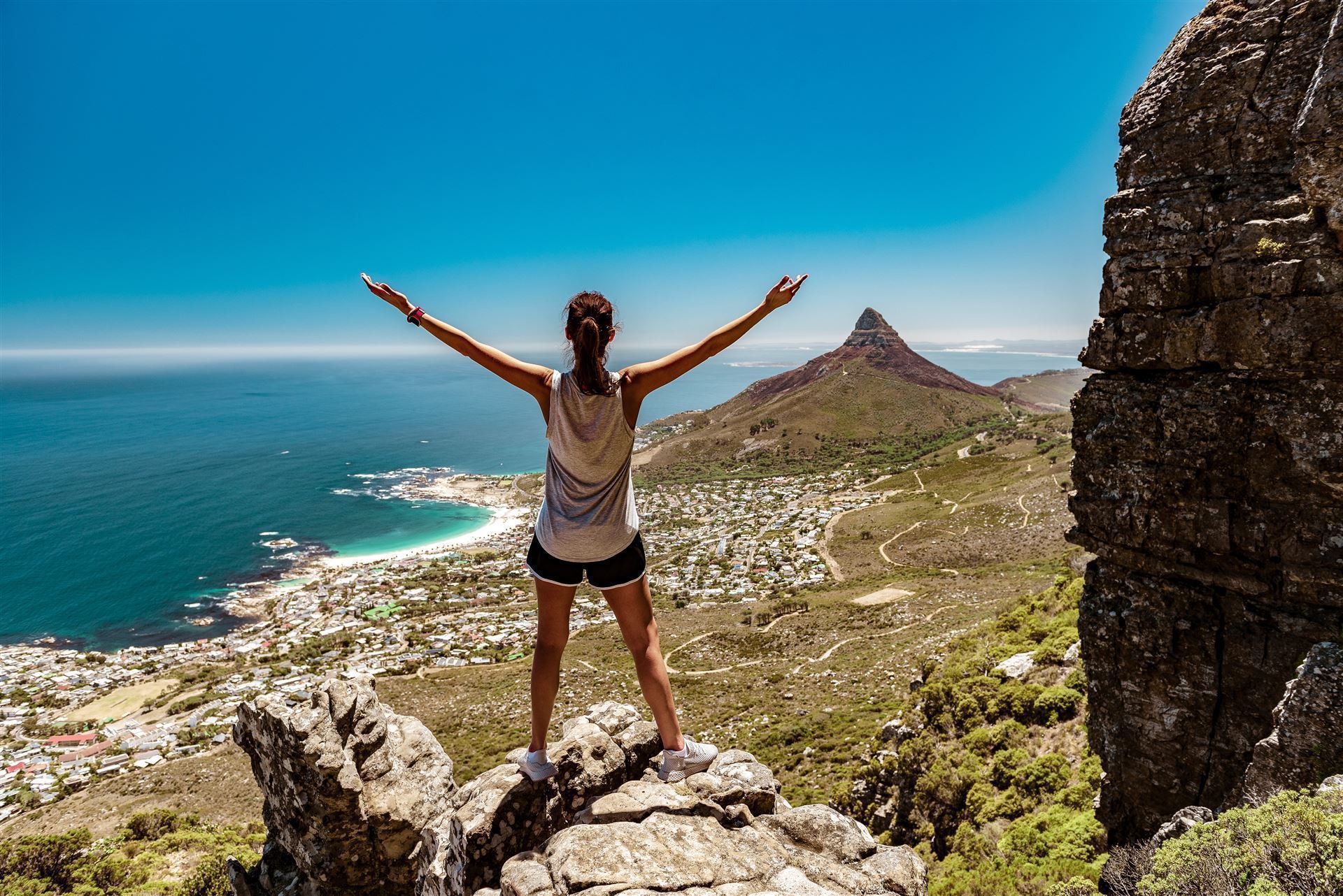 Spektakuläre Aussicht vom Tafelberg