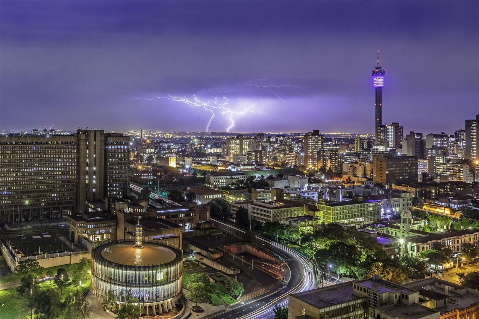 Gewitter über Johannesburg