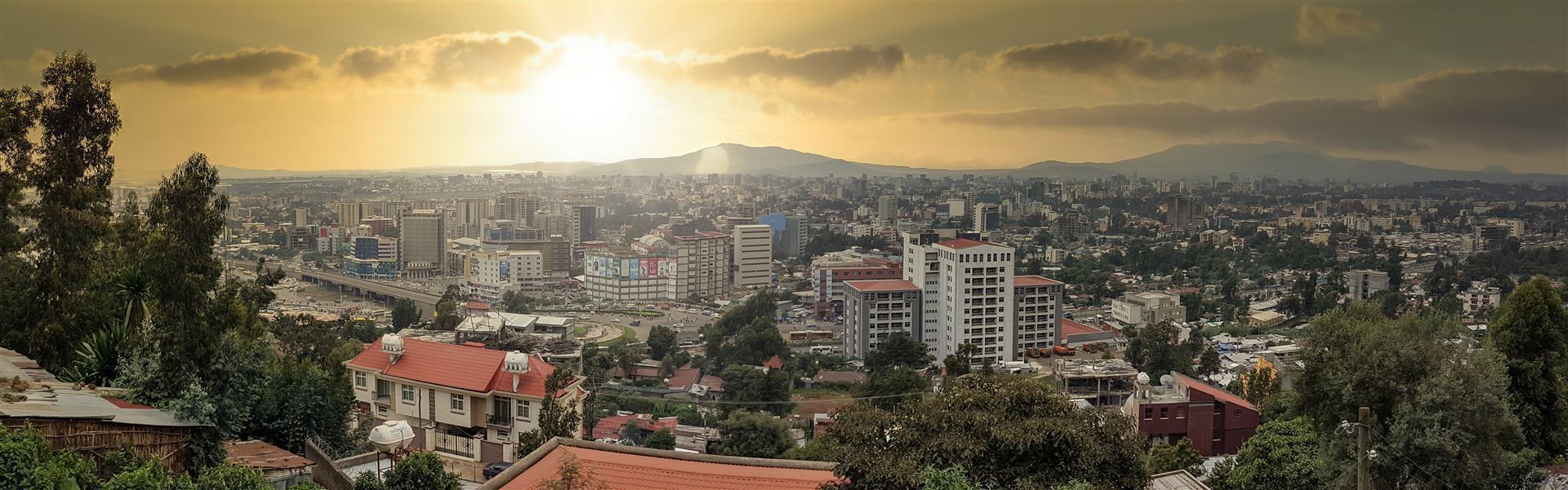 Panorama von Addis Abeba