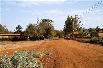 Straße in die Stadt