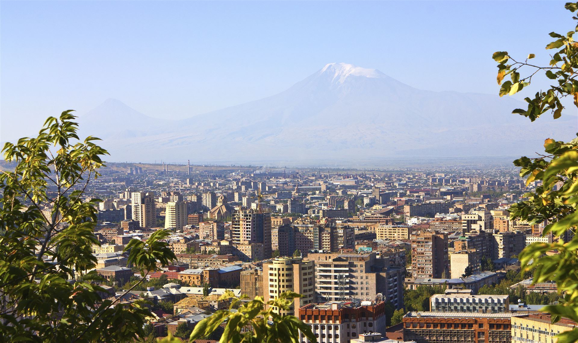 Eriwan mit Berg Ararat