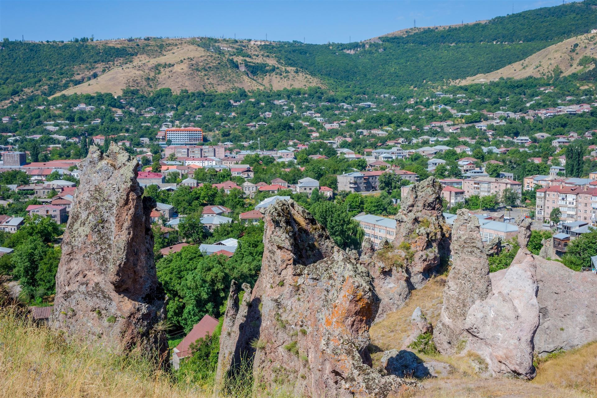 Blick auf die Stadt Goris