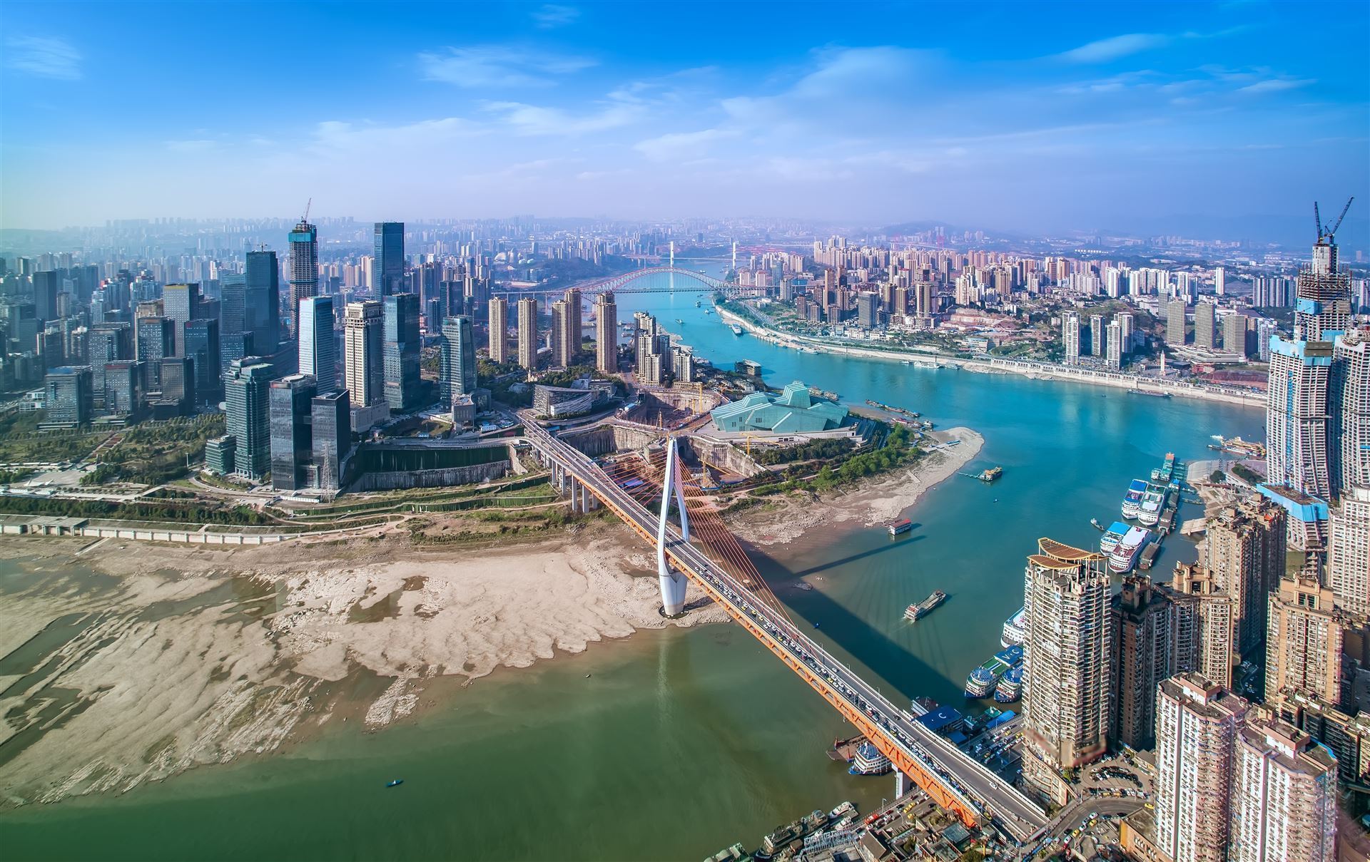 Skyline von Chongping City