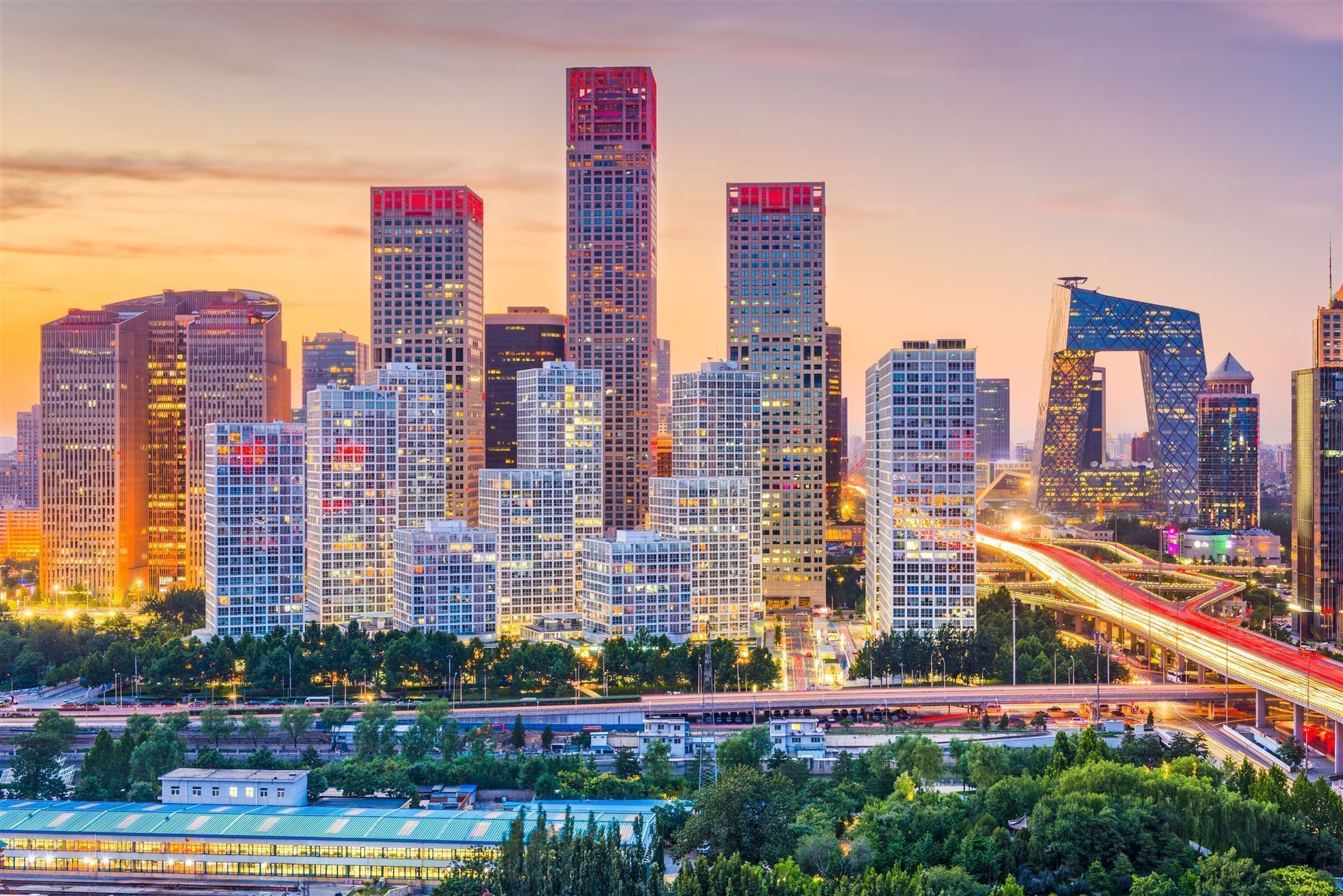 Peking bei Nacht