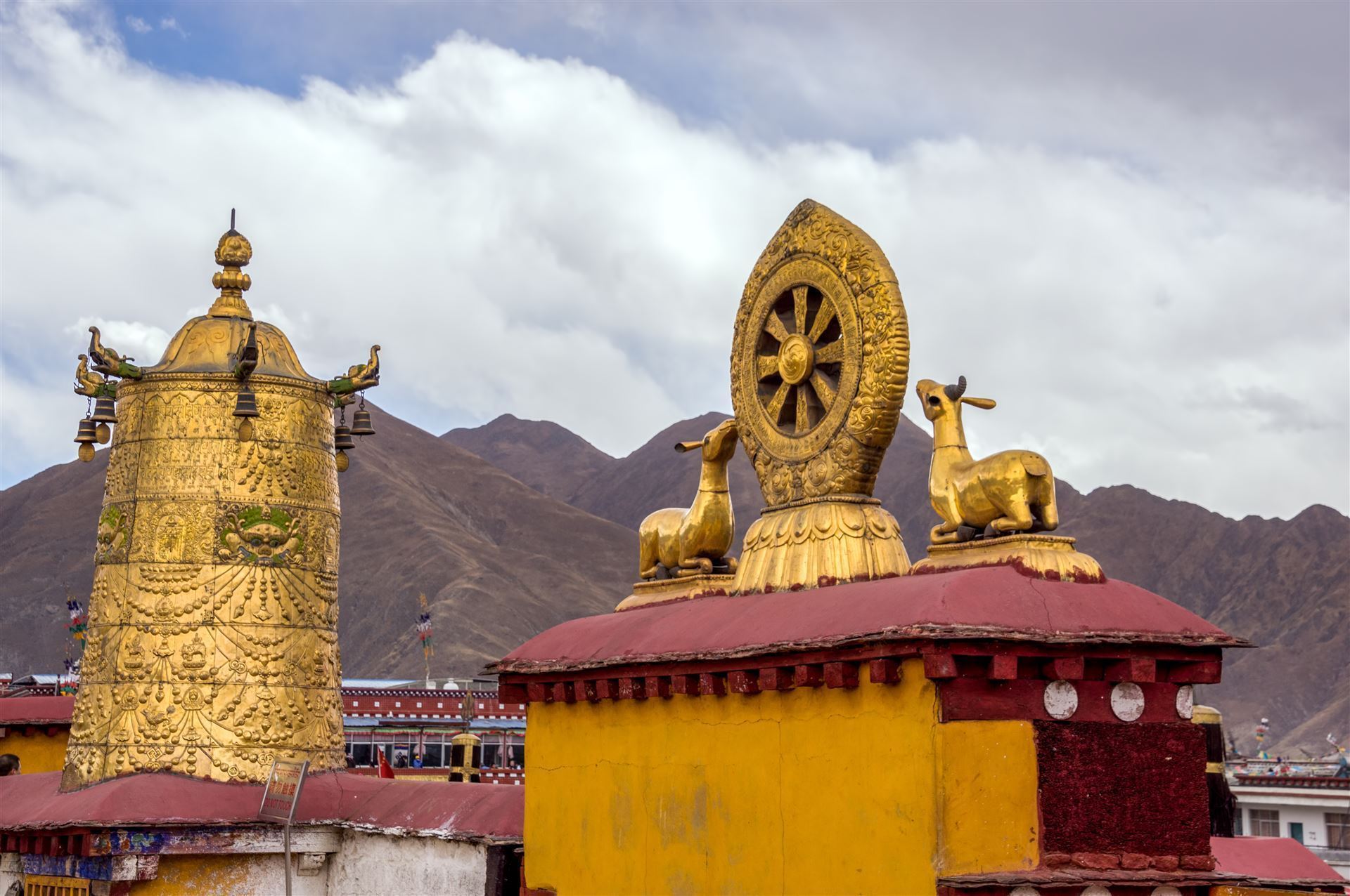 Jokhang Tempel mit Goldener Glocke