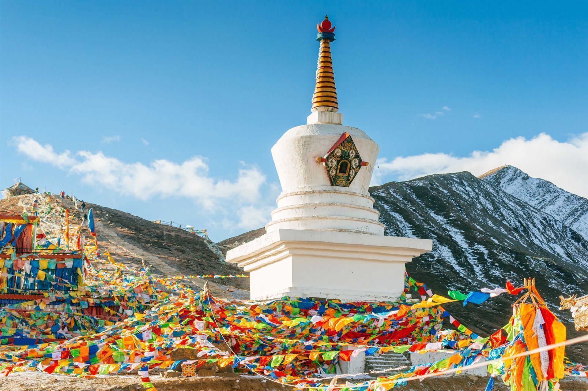 Stupa Tempel in Shangri La