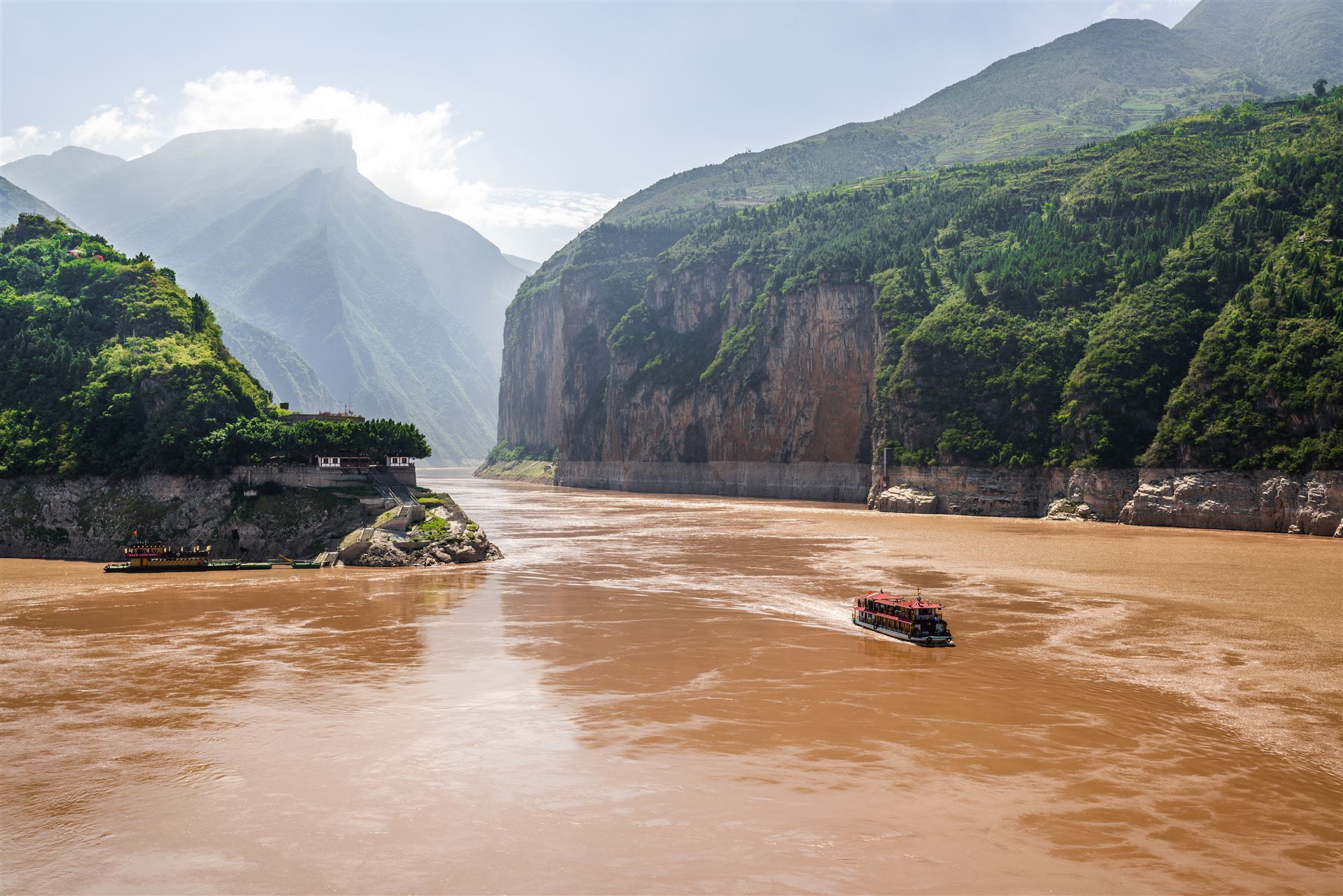 Yangtze River an der Qutang Schlucht