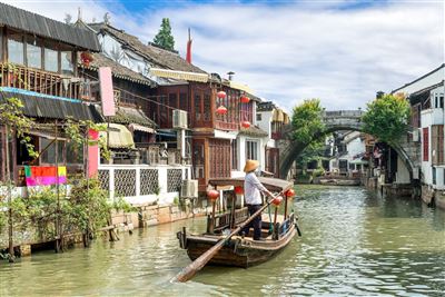 Zhujiajiao Wasserstraße
