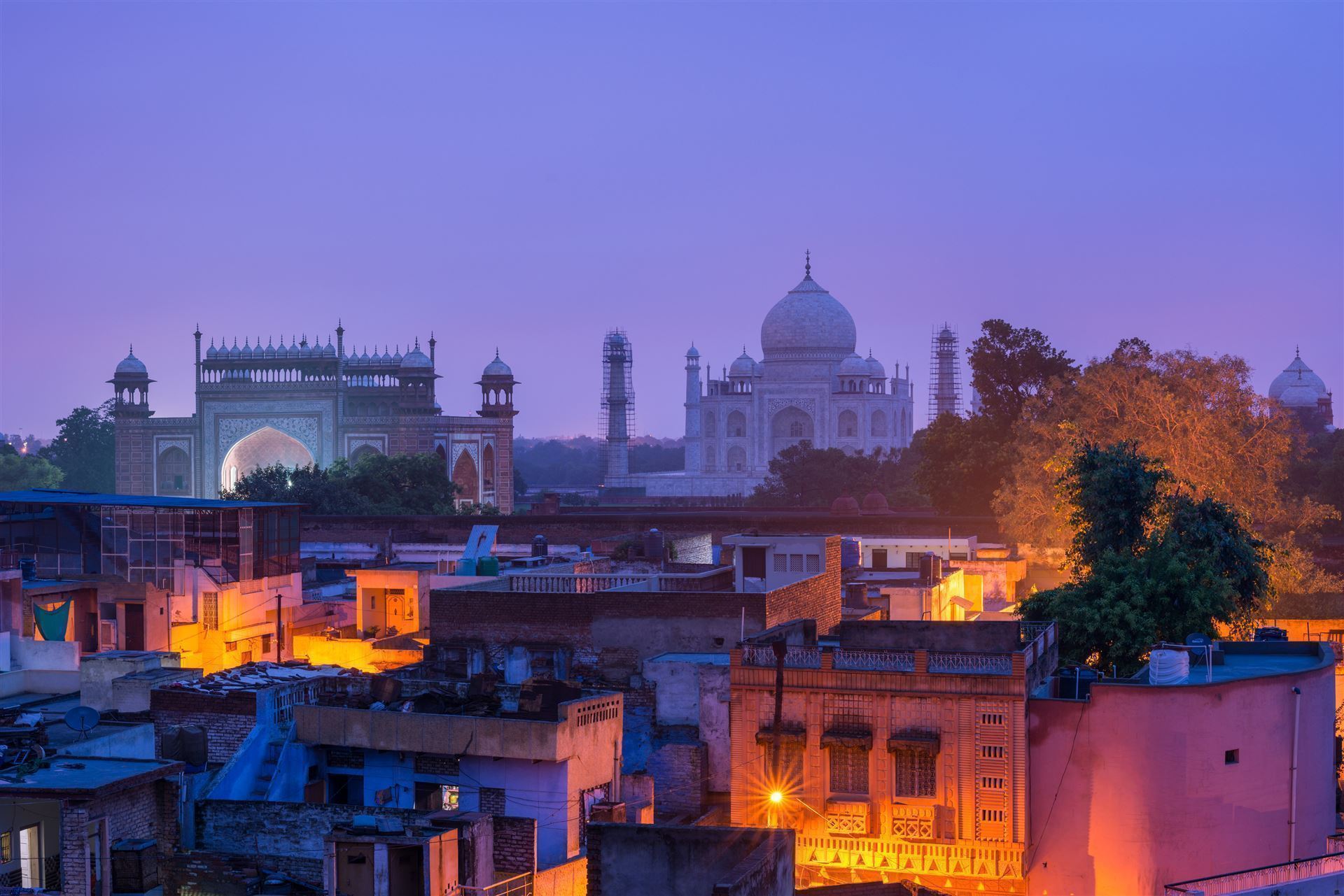 Agra am Morgen