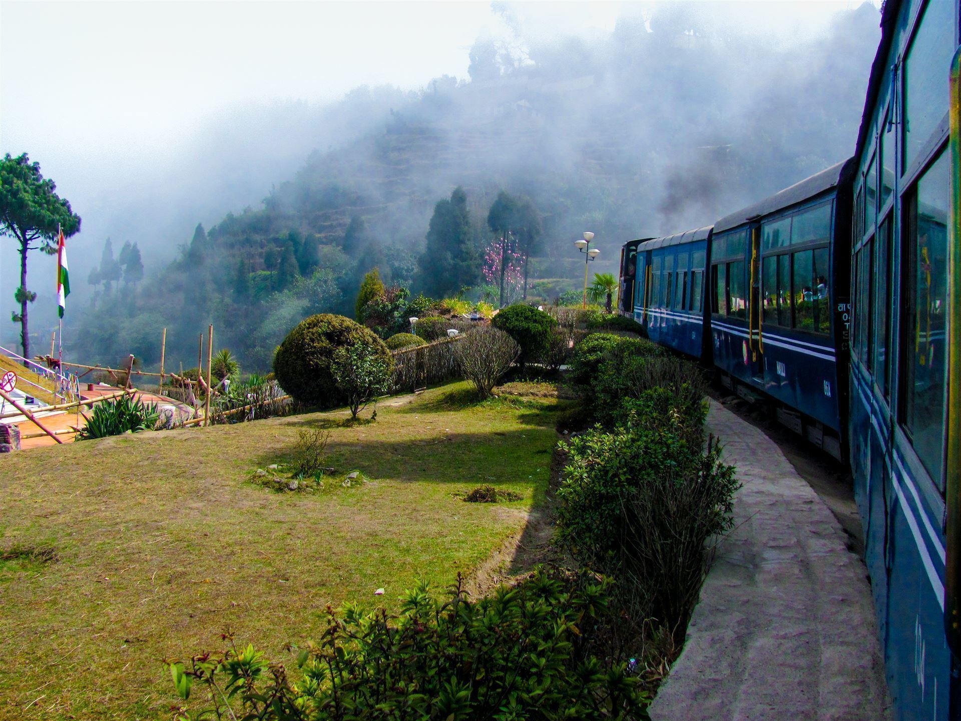 Schmalspurbahn Toy Train in Darjeeling