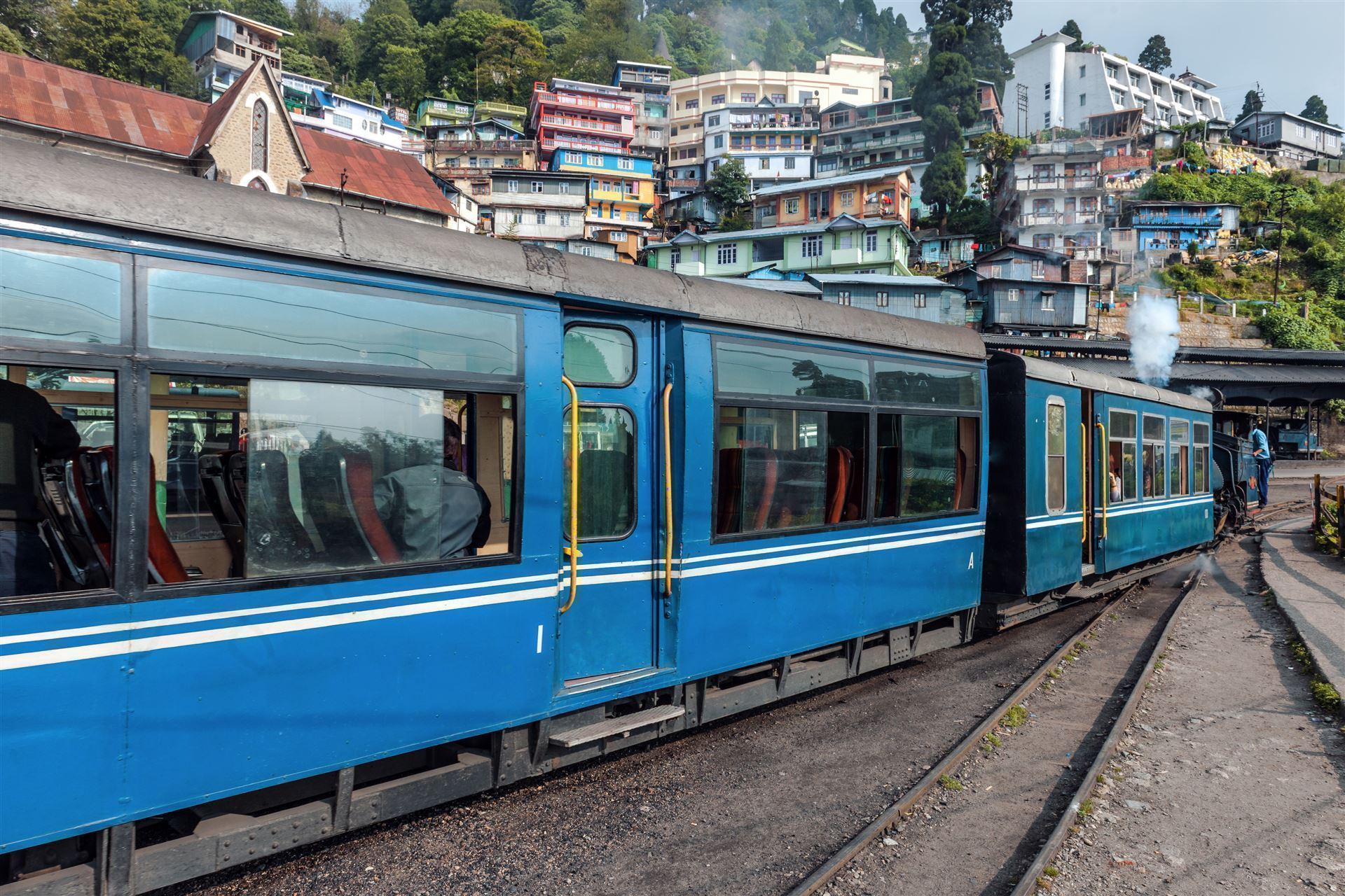 Schmalspurbahn Toy Train in Darjeeling