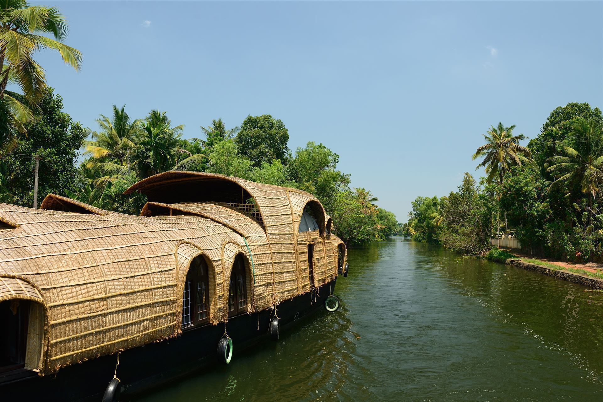 Wasserkanäle in Kumarakom