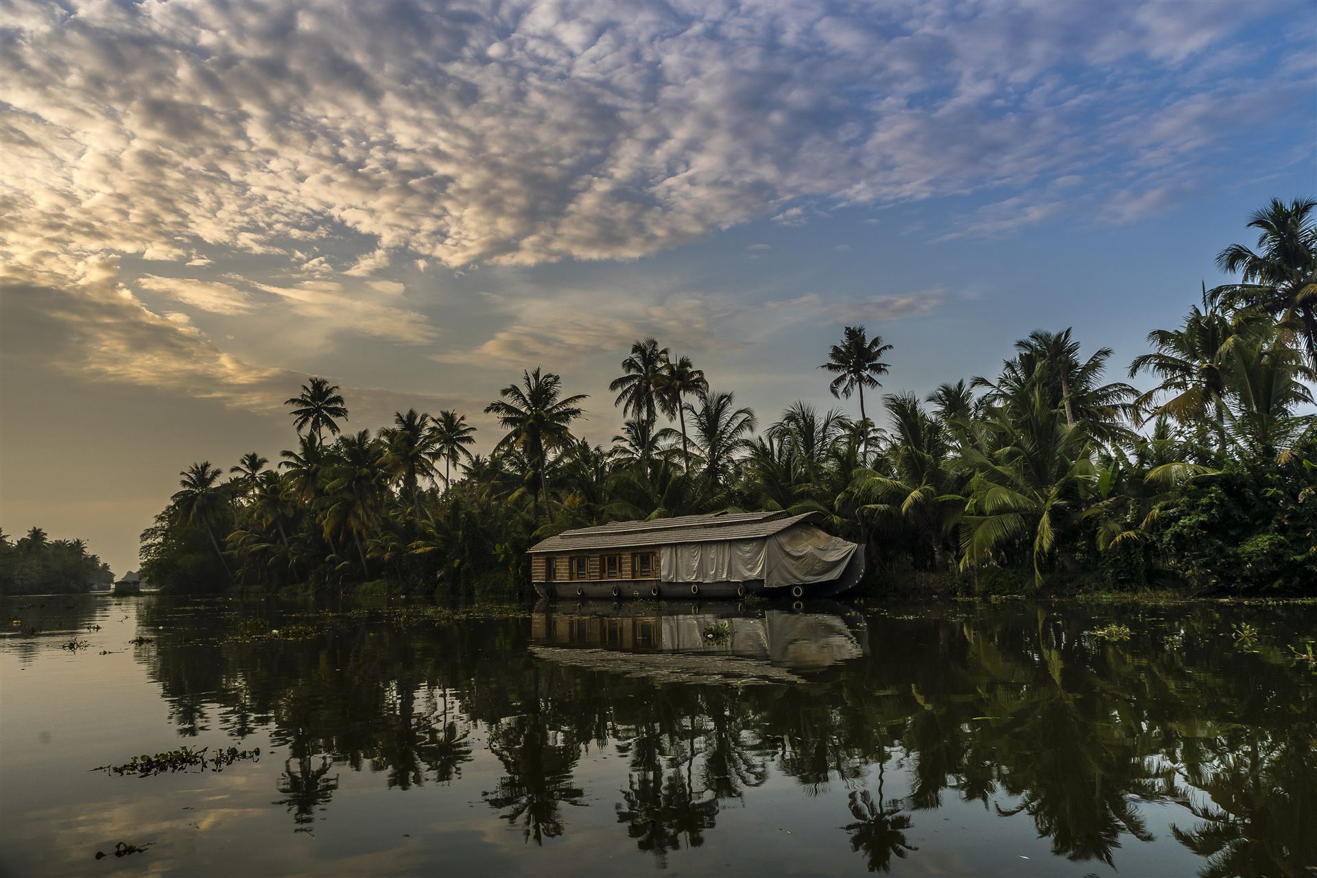 Wasserkanäle in Kumarakom