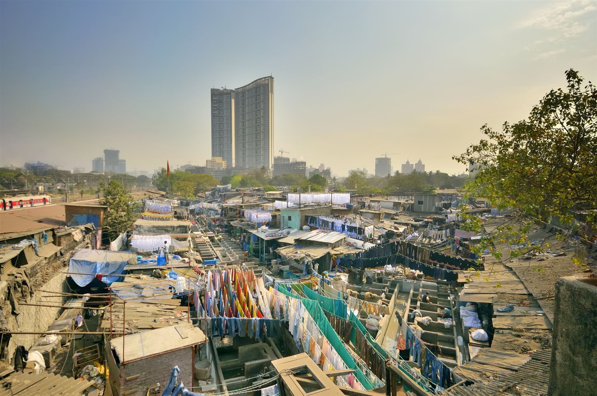 Öffentliche Wäscherei Dhobi Ghat