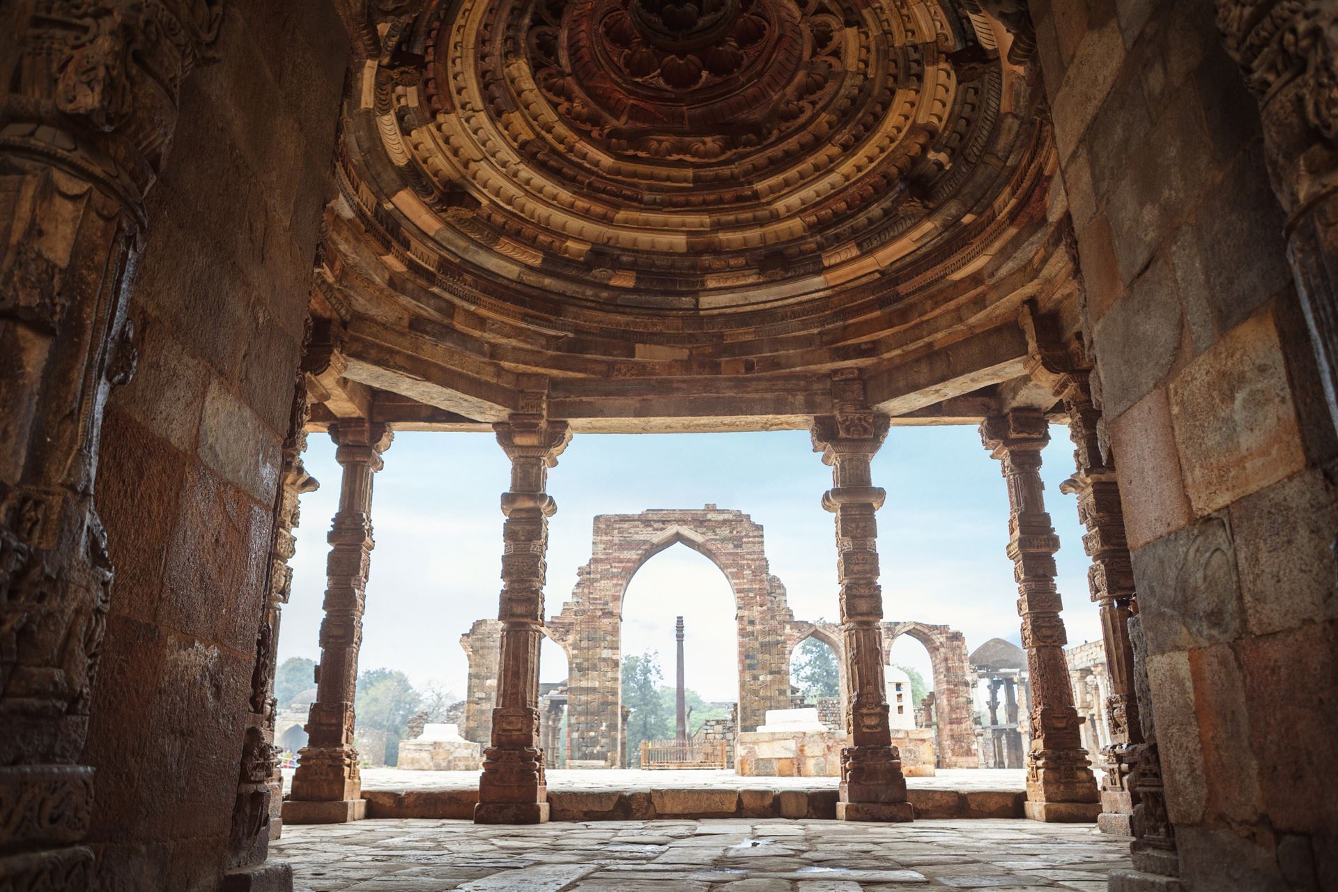 Qutab Minar Innen